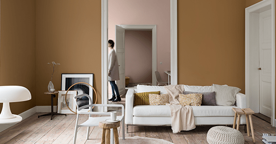 - Spiced Honey- color of the year 2019 by Flexa