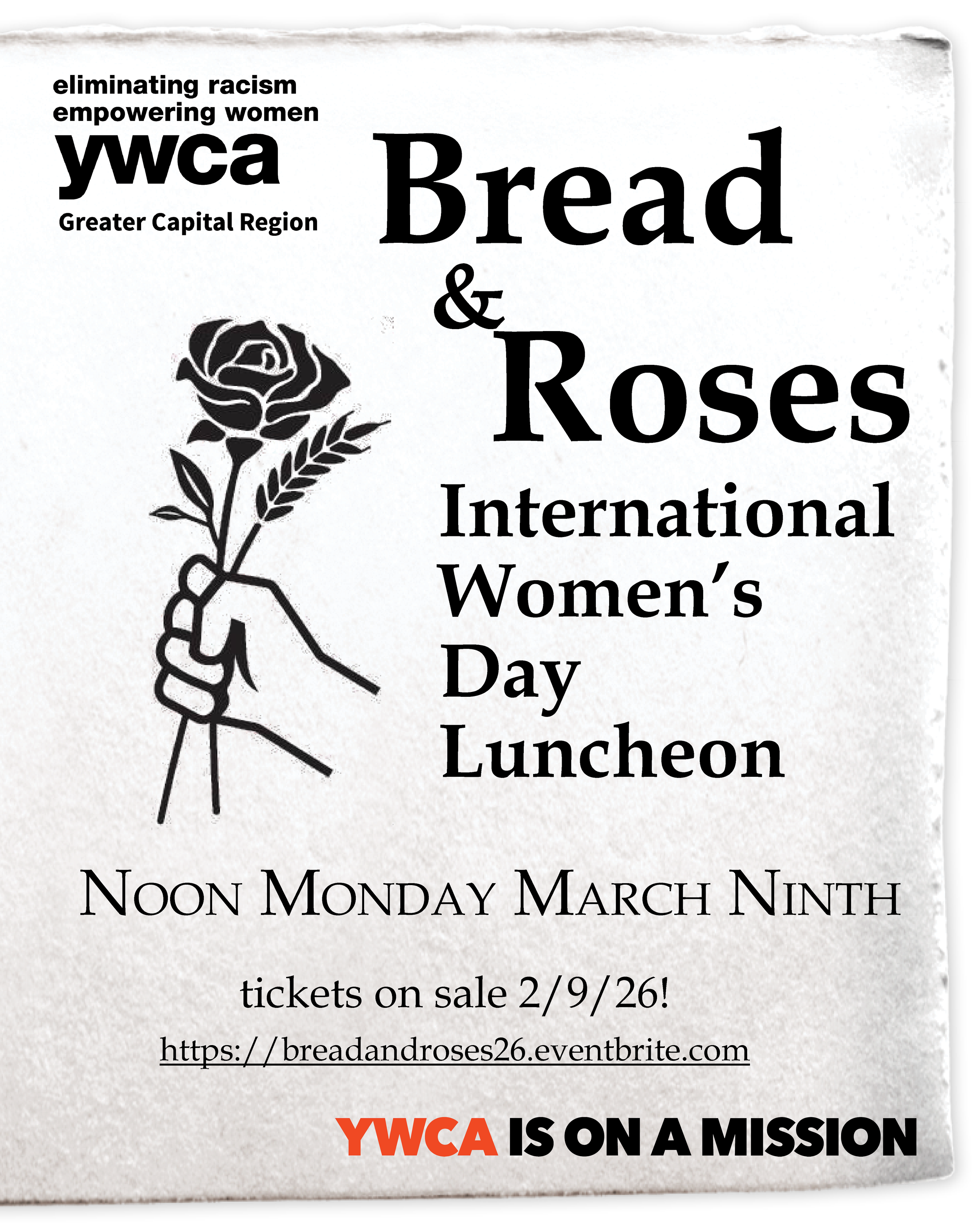 Bread & Roses: International Women's Day Luncheon
