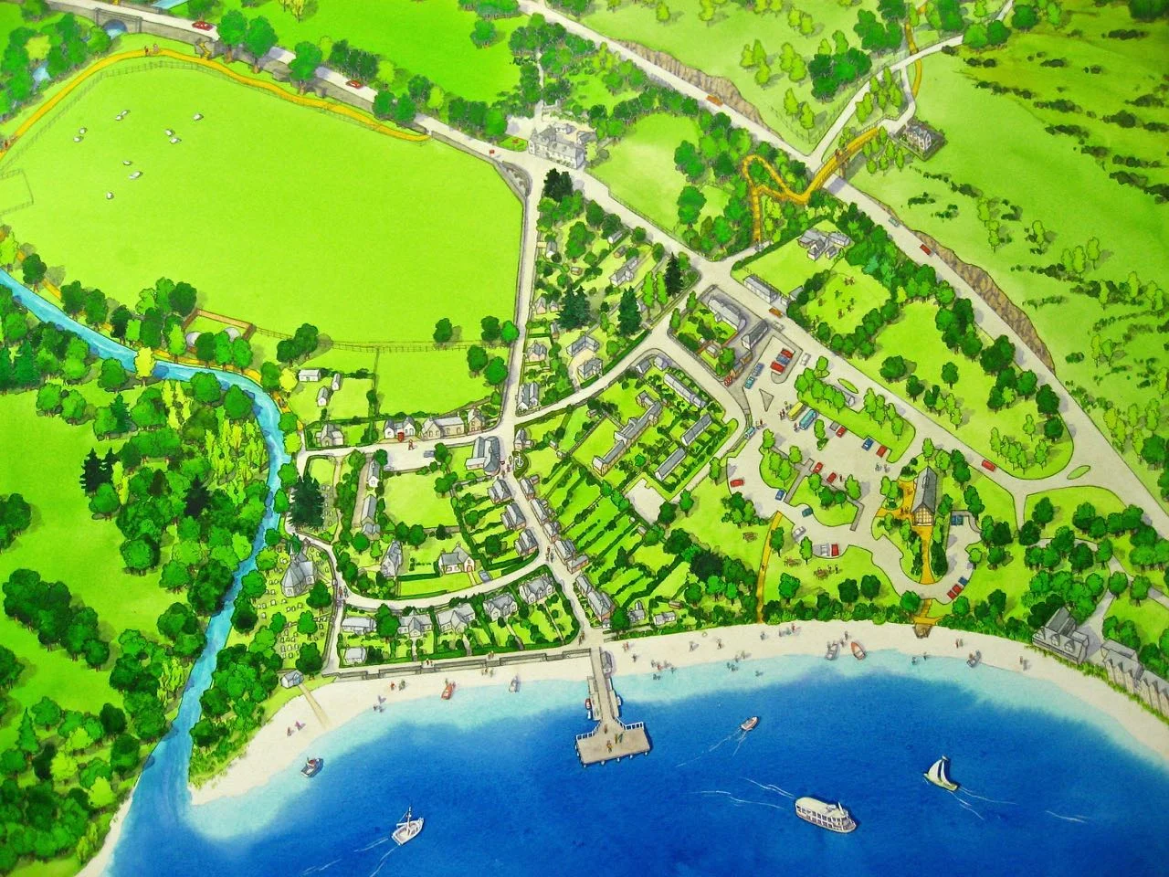 Luss - detail