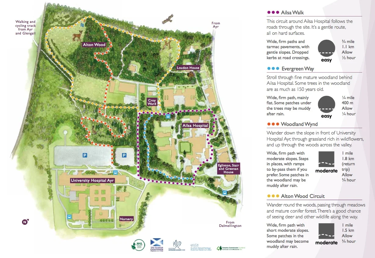 Ayr Hospital grounds leaflet