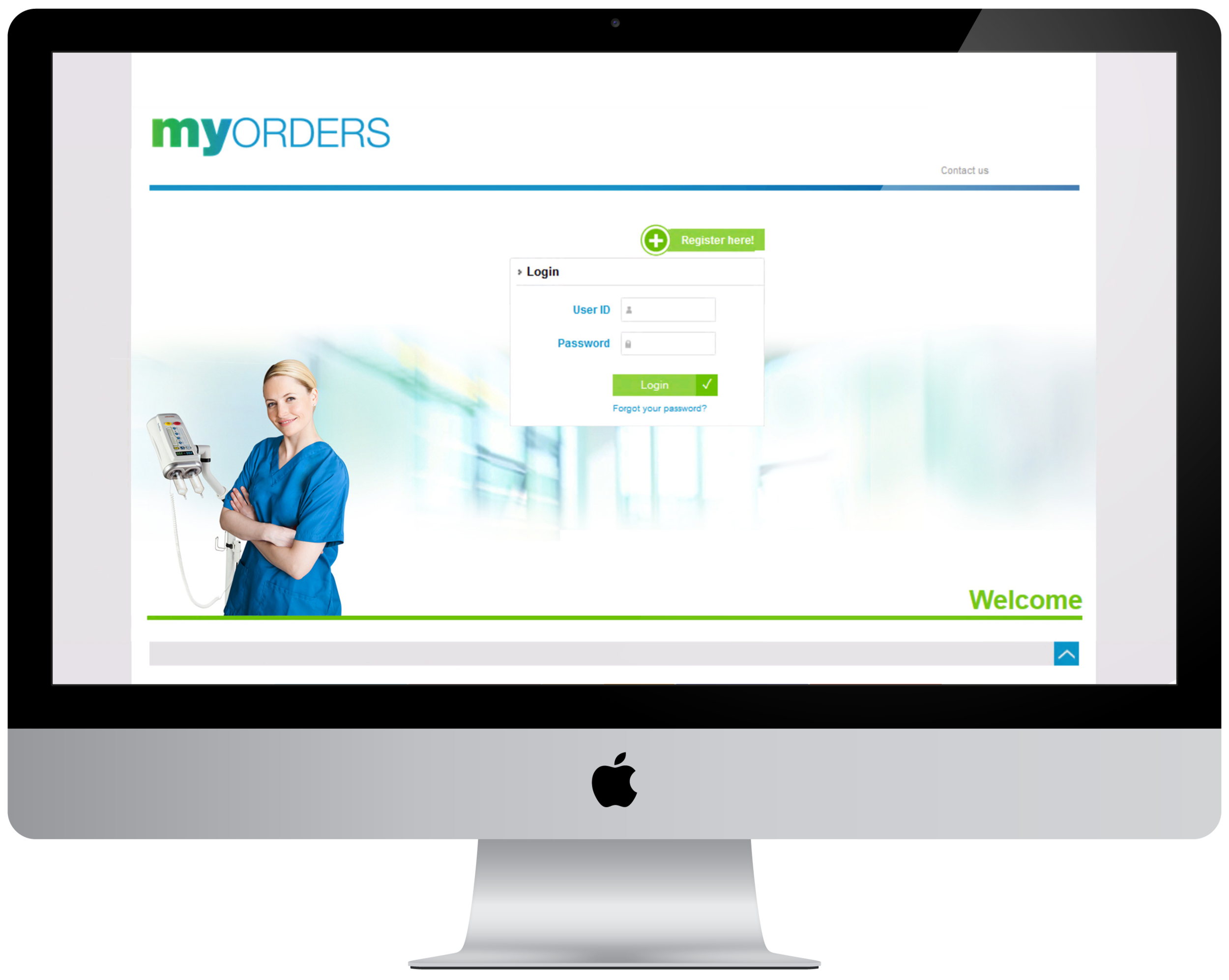 Hero Image Design for Login Page