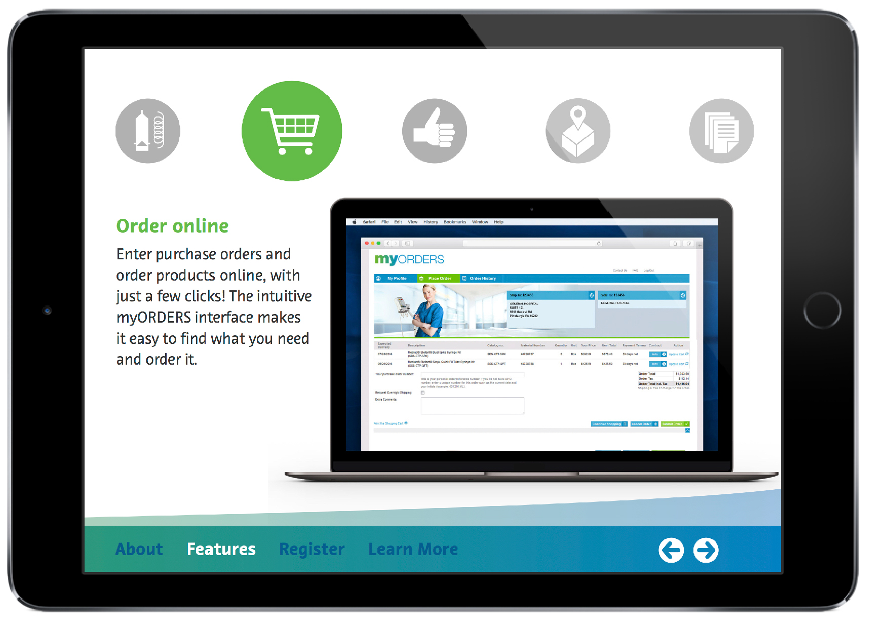 Digital Direct Mailer Sample Page