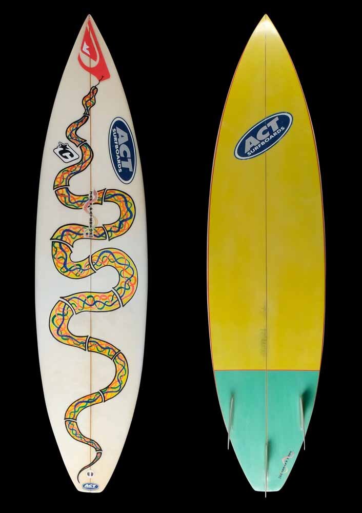 HOBIE SURFBOARDS Sticker  1980’s 90’s FLORESCENT Vintage Collector Surf History 