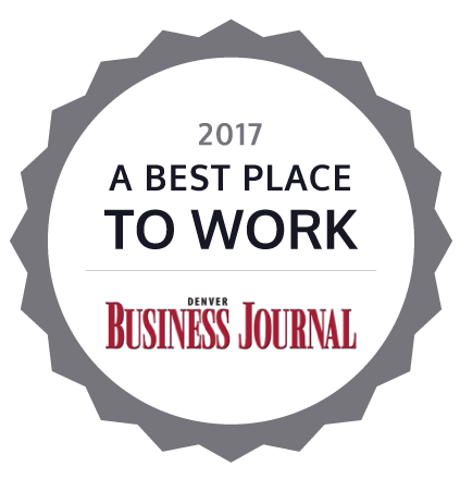 2017 A Best Place to Work by the Denver Business Journal