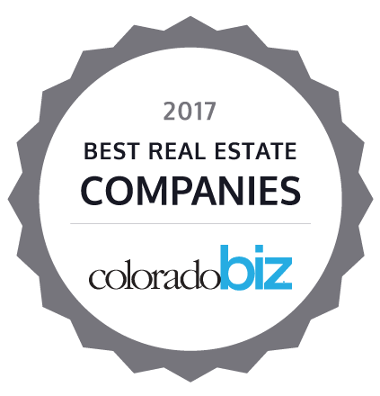 2017 Best Real Estate Company by colorado biz