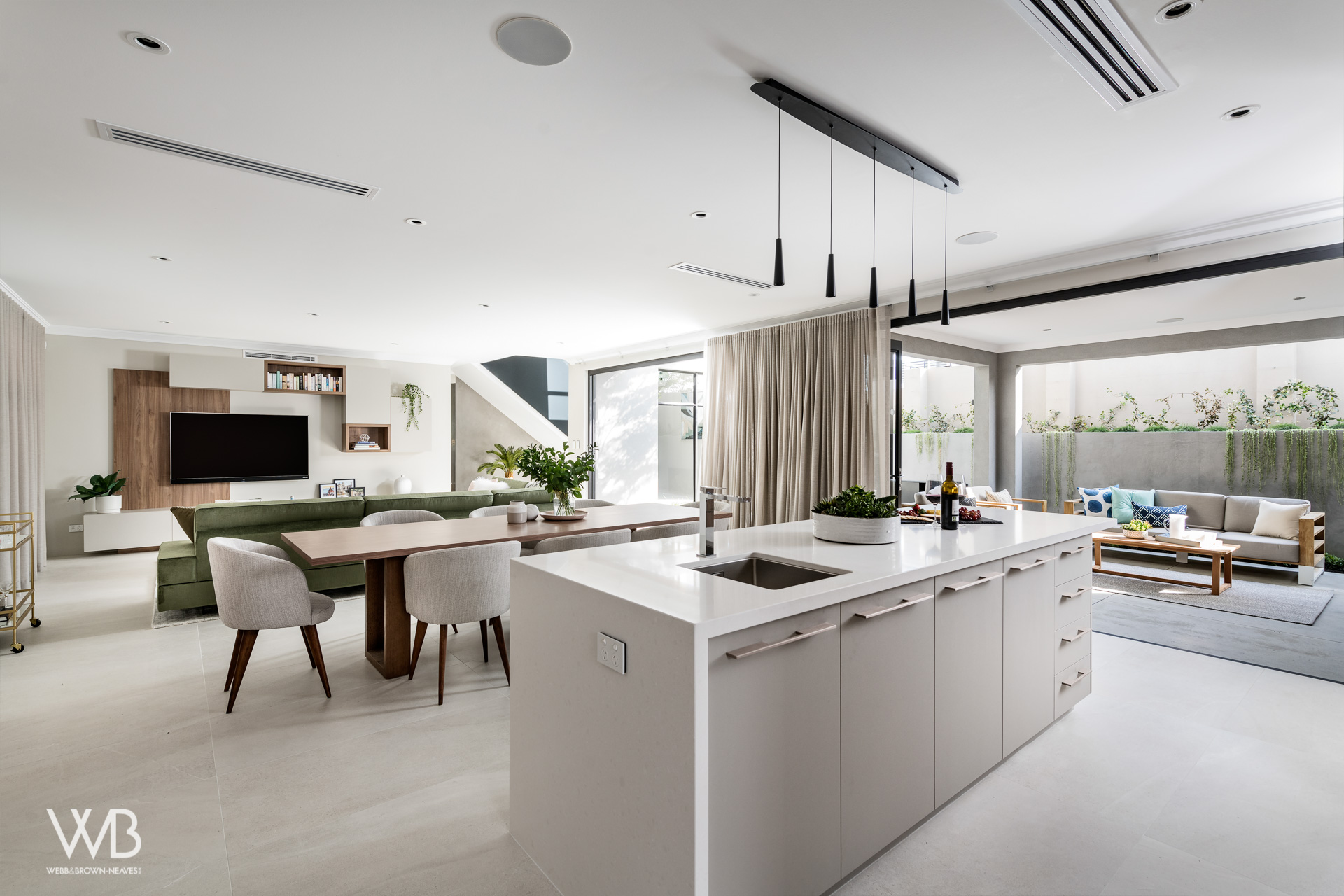Kitchen designed by Jess O’Shea Designs for Webb and Brown-Neaves. Moda Display home. Made by The Maker Designer Kitchens. Dianella, Perth, Western Australia