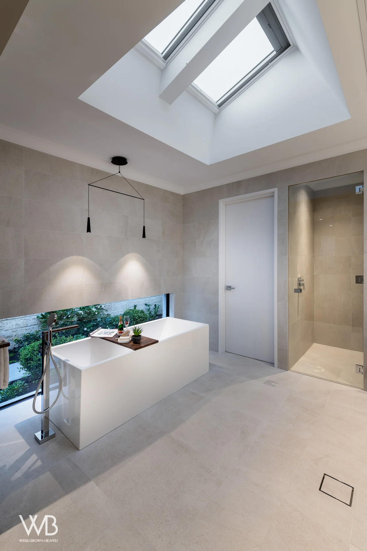 Bathroom designed by Jess O’Shea Designs for Webb and Brown-Neaves. Moda Display home. Made by The Maker Designer Kitchens. Dianella, Perth, Western Australia