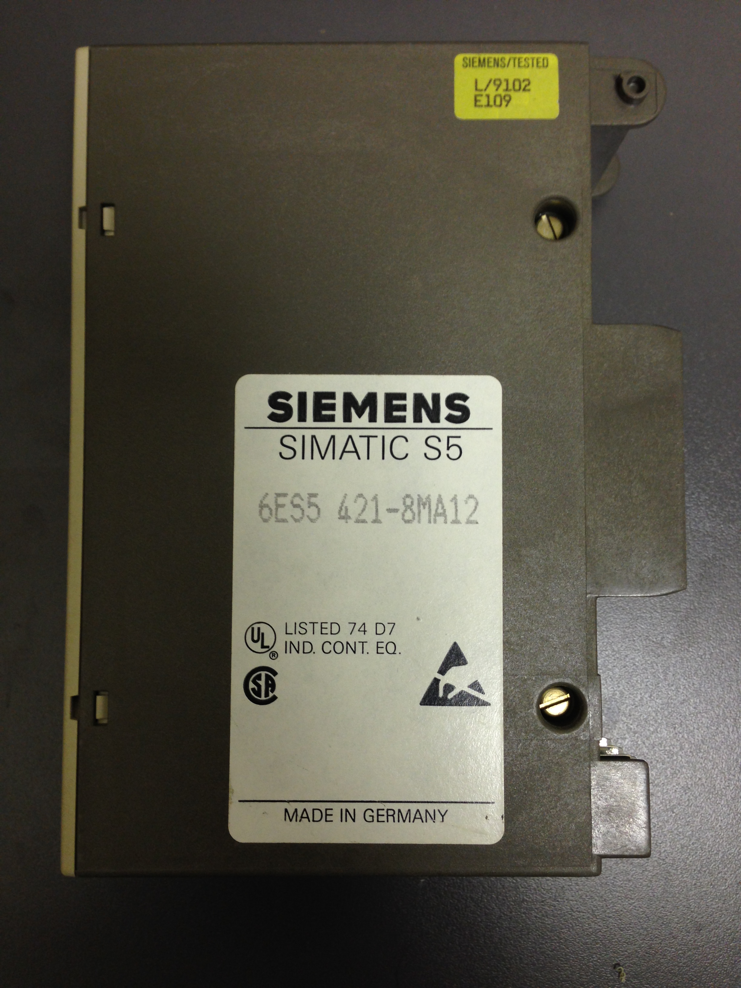 Siemens simatic s5 6es5 421-8ma12 Digital input modules Digital saisie