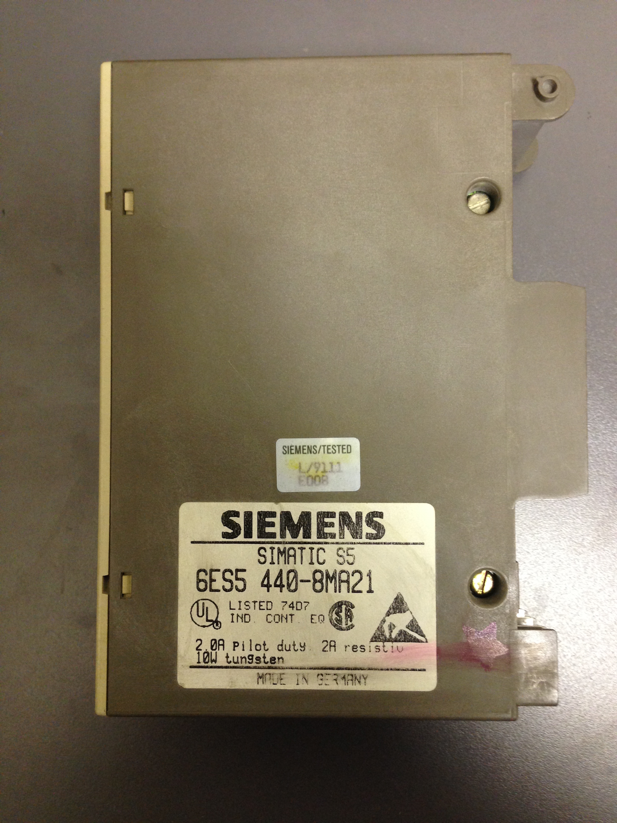 Siemens Simatic S5 6ES5 440-8MA21 Digitalausgabe 440 digital output module E 02 