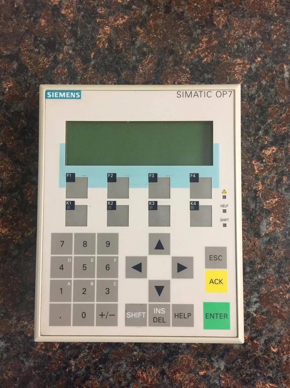 Siemens	OP 7-DP	6AV3 607-1JC20-0AX1
