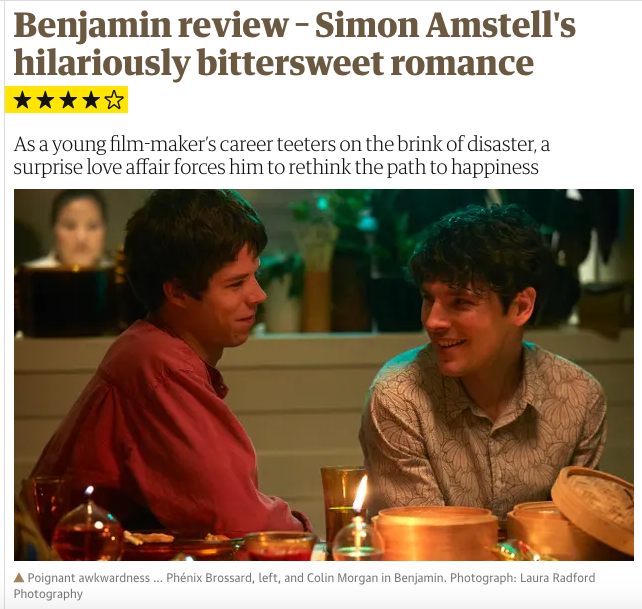Benjamin (feature) by Simon Amstell