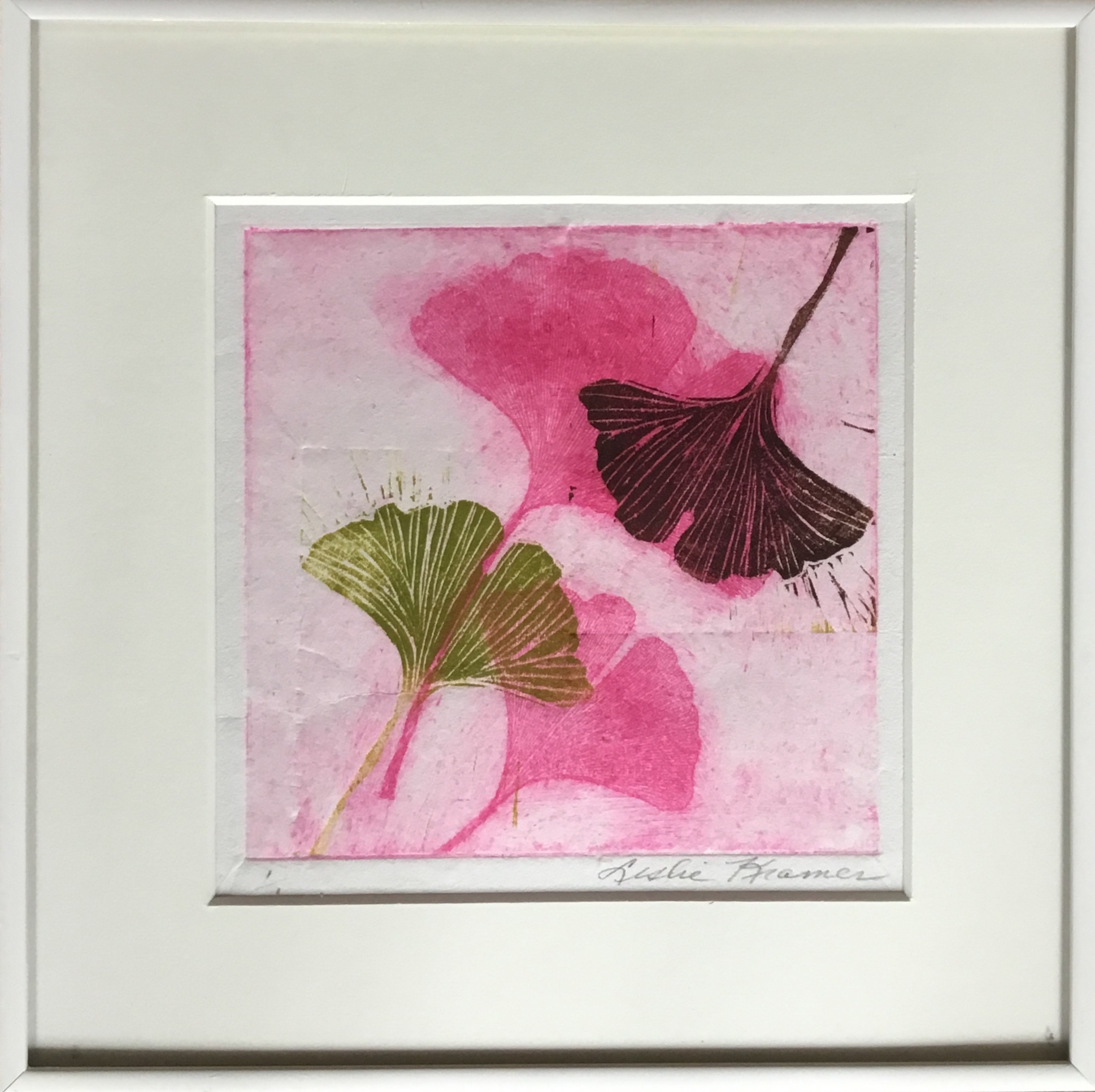 GINKO - Etching / Linocut 1-1 10"x 10"