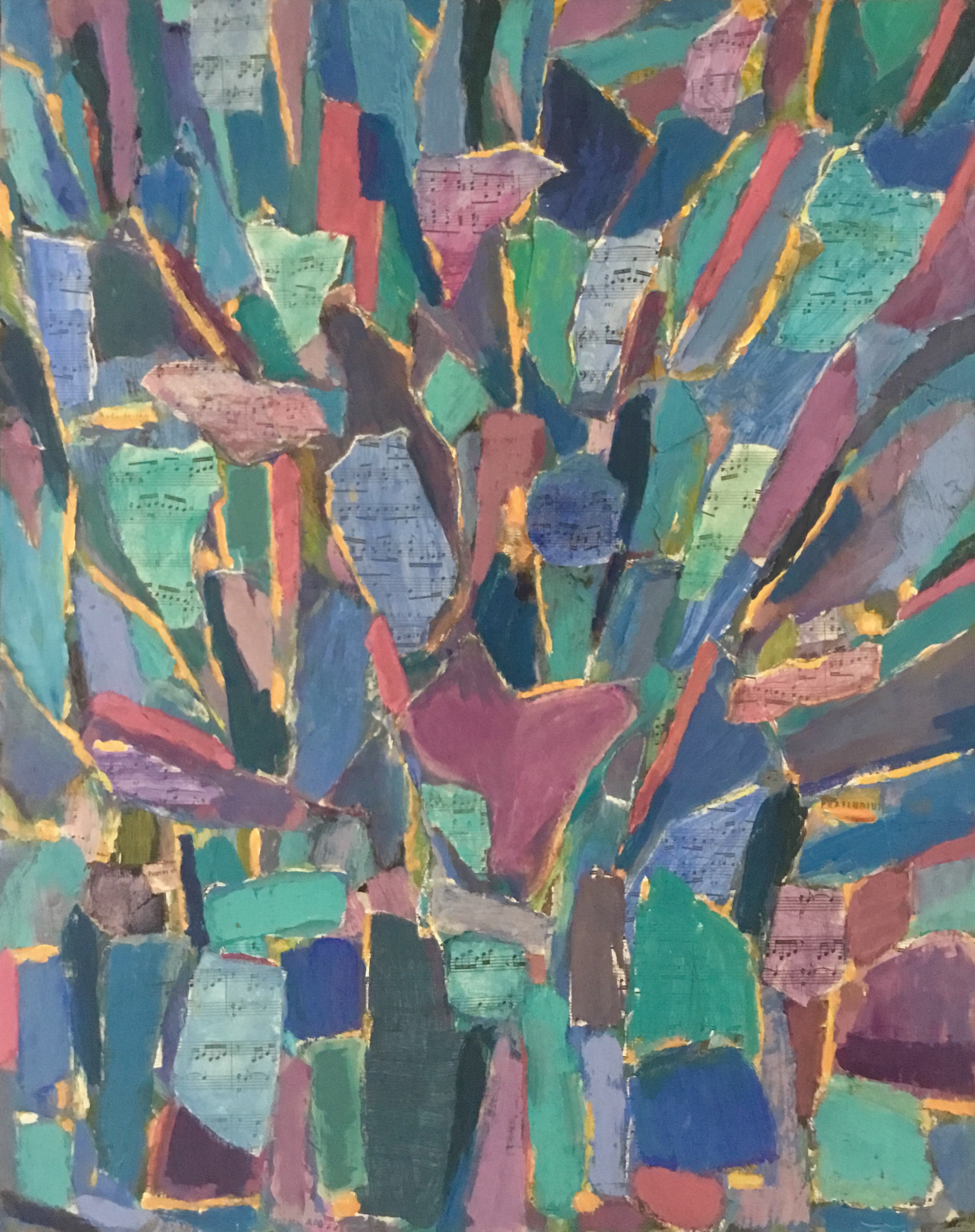 FLORY CANTO (FOR NANCY) - 34" x 34"