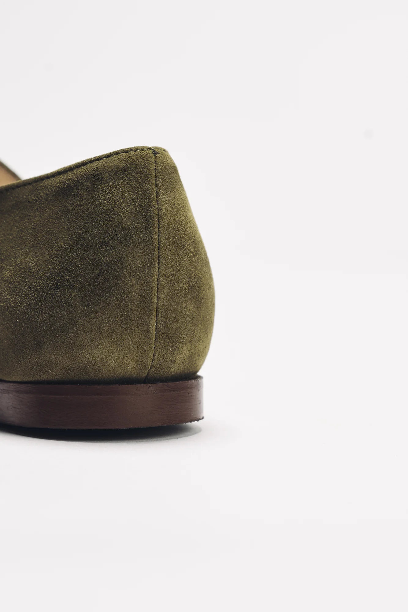 La Babette Mary Jane ballerina shoes olive green Made in Italy