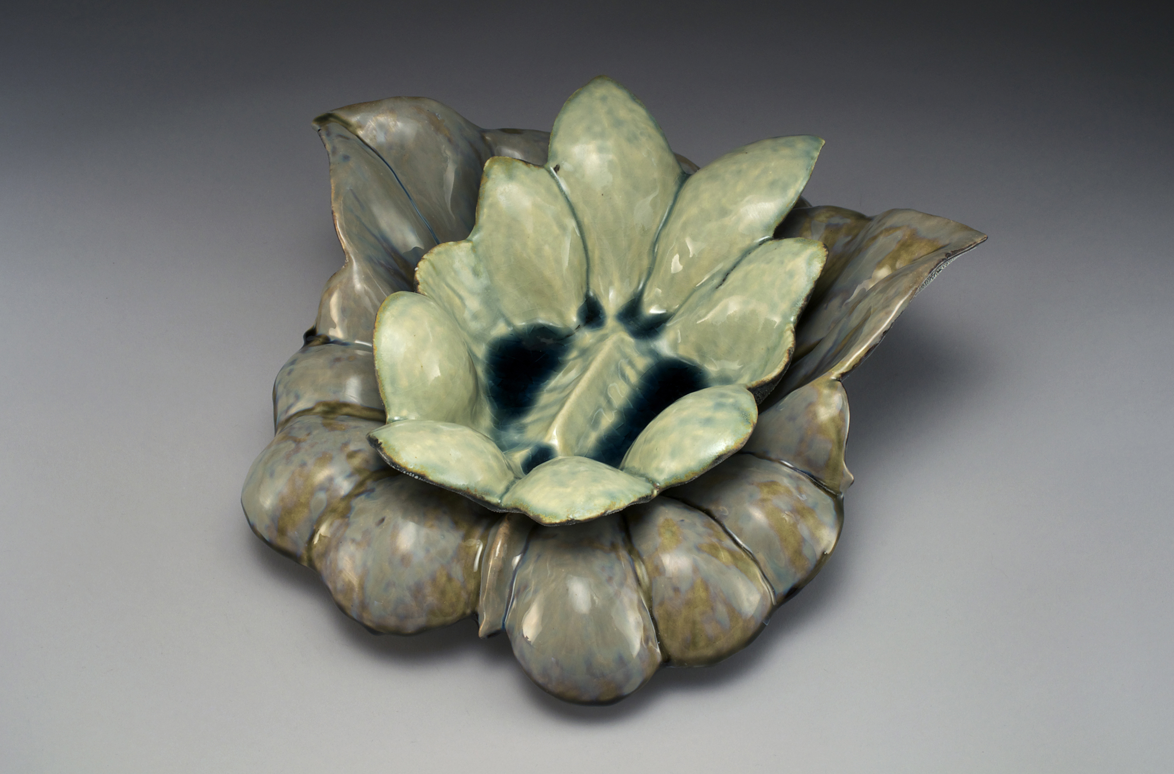 Butterfly Leaf Dish with Insert