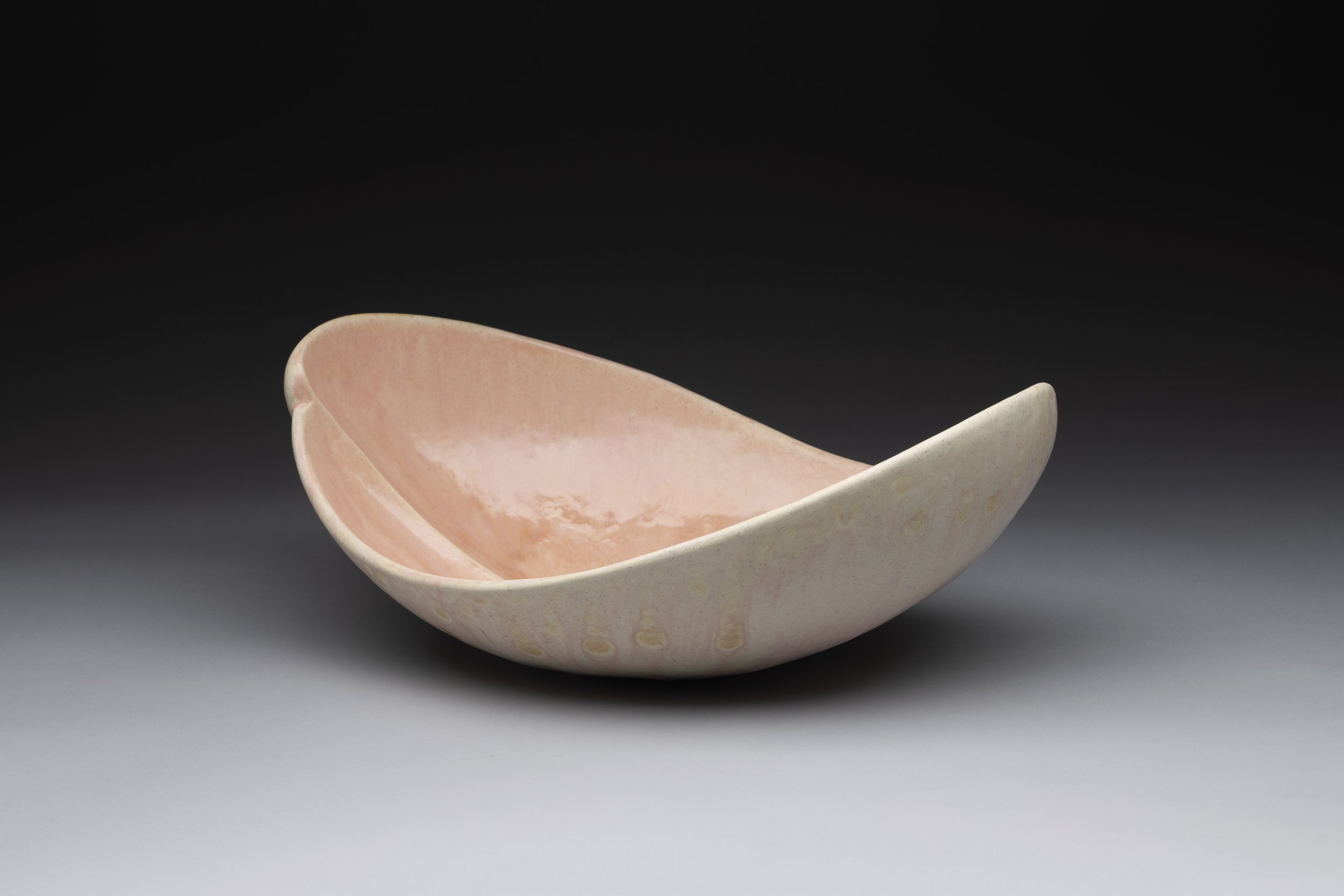 Pink Helix Nut Bowl