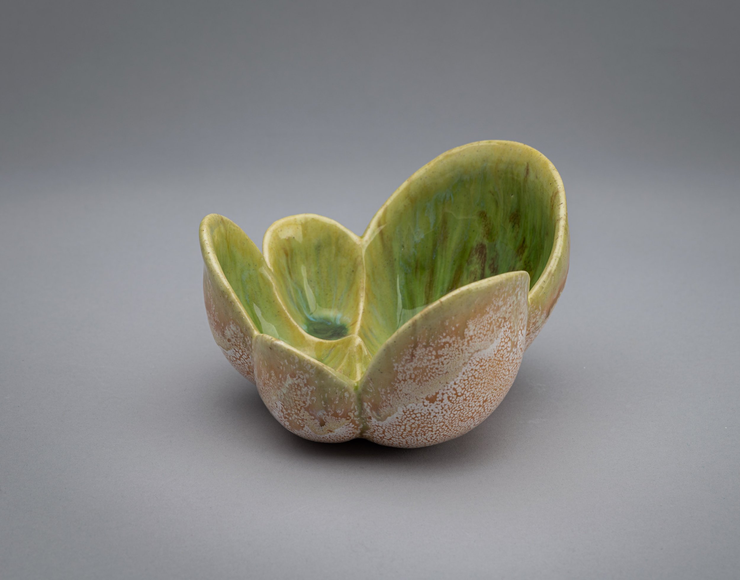 Small Pink and Green Nut Bowl
