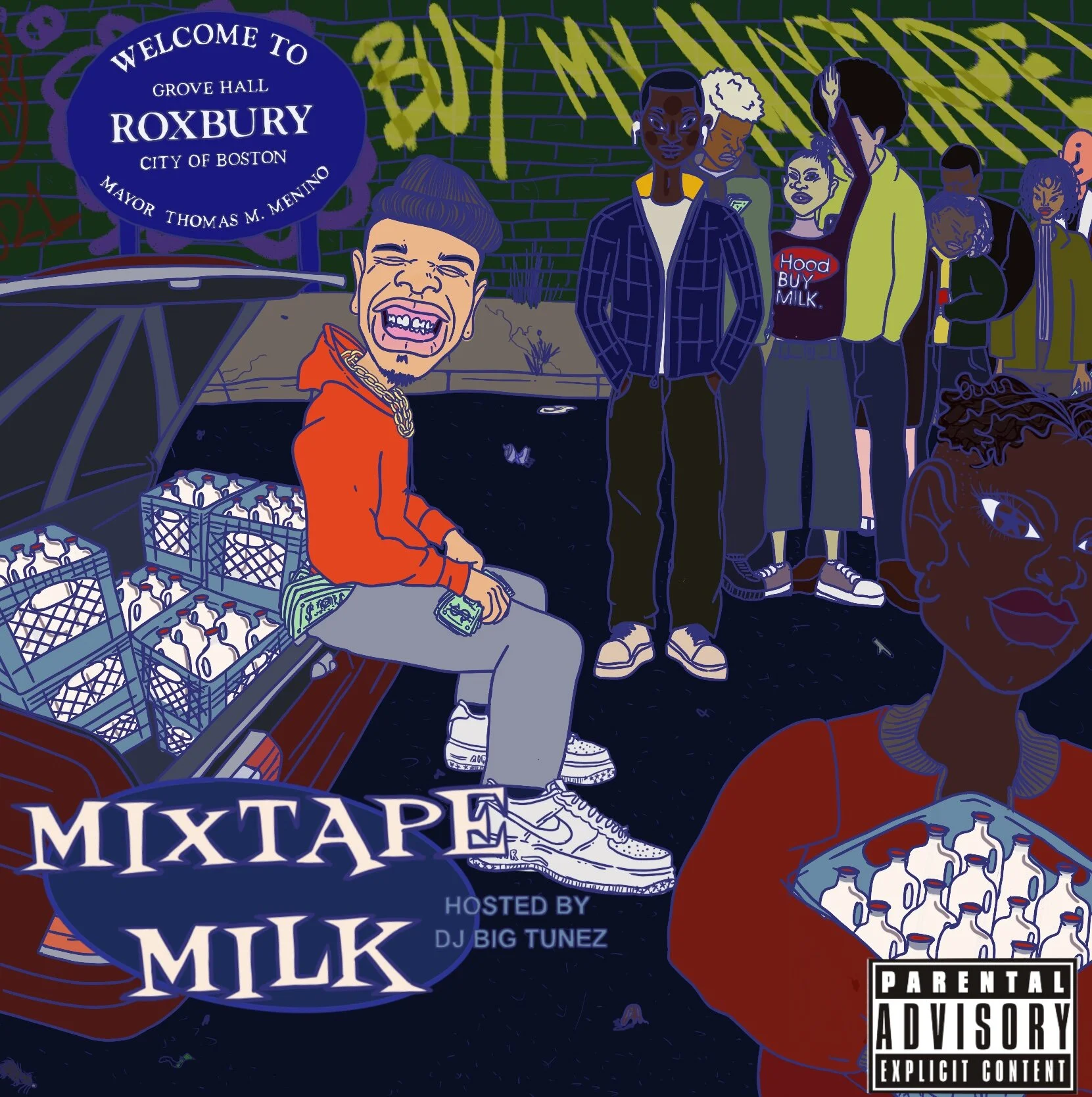 MIXTAPE MILK FRONT COVER, MARCH 2021