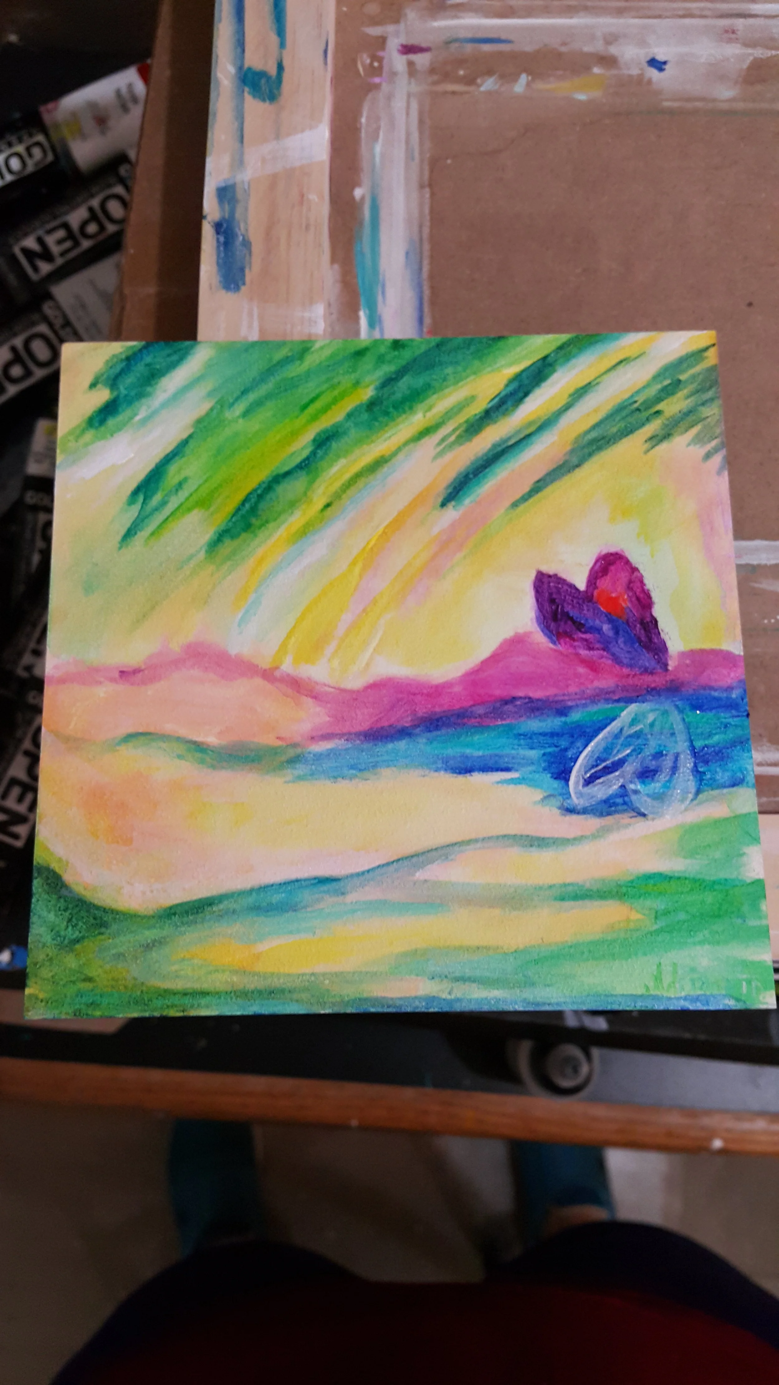 Acrylic on Aquabord