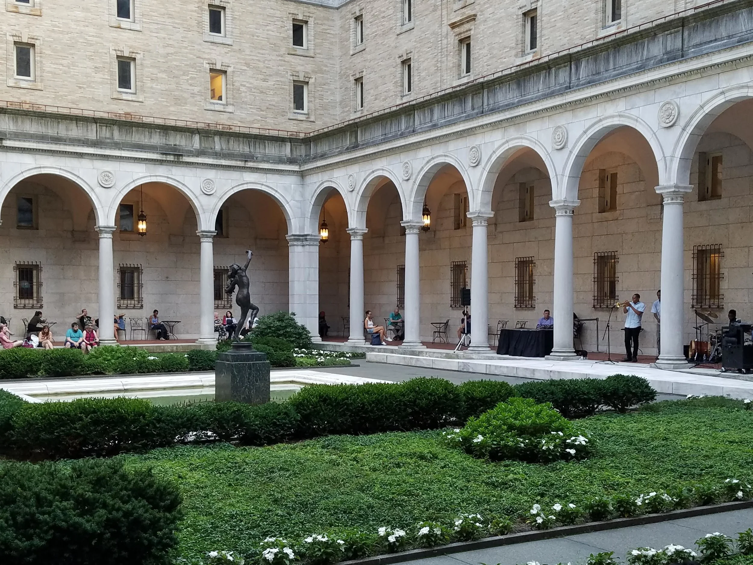 Boston Public Library Courtyard / Taken by Trish Fontanilla