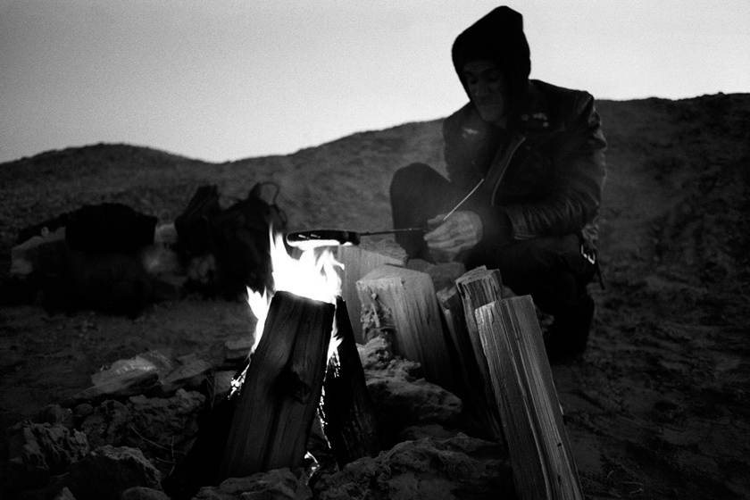 An mage taken from motorcycle documentary It's Better In The Wind'.