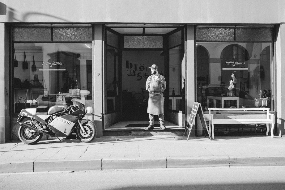 Jonathan Wieme, founder of Motorcycle Cities.