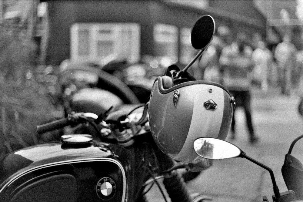 Motorcycle outside Bolt London.
