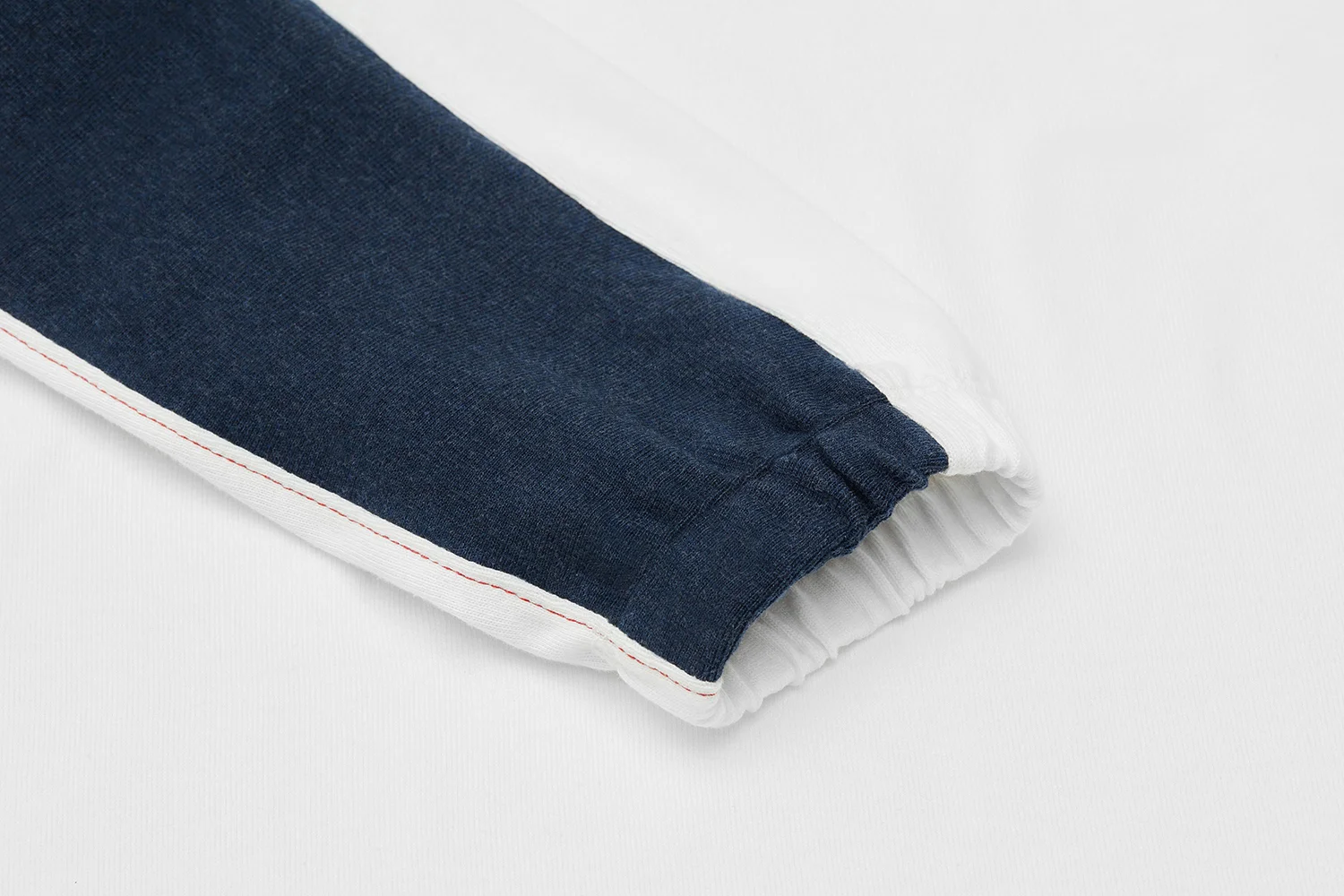 Ashley Watson - Klisham Longsleeve (Raw White/Indigo) - elasticated cuff