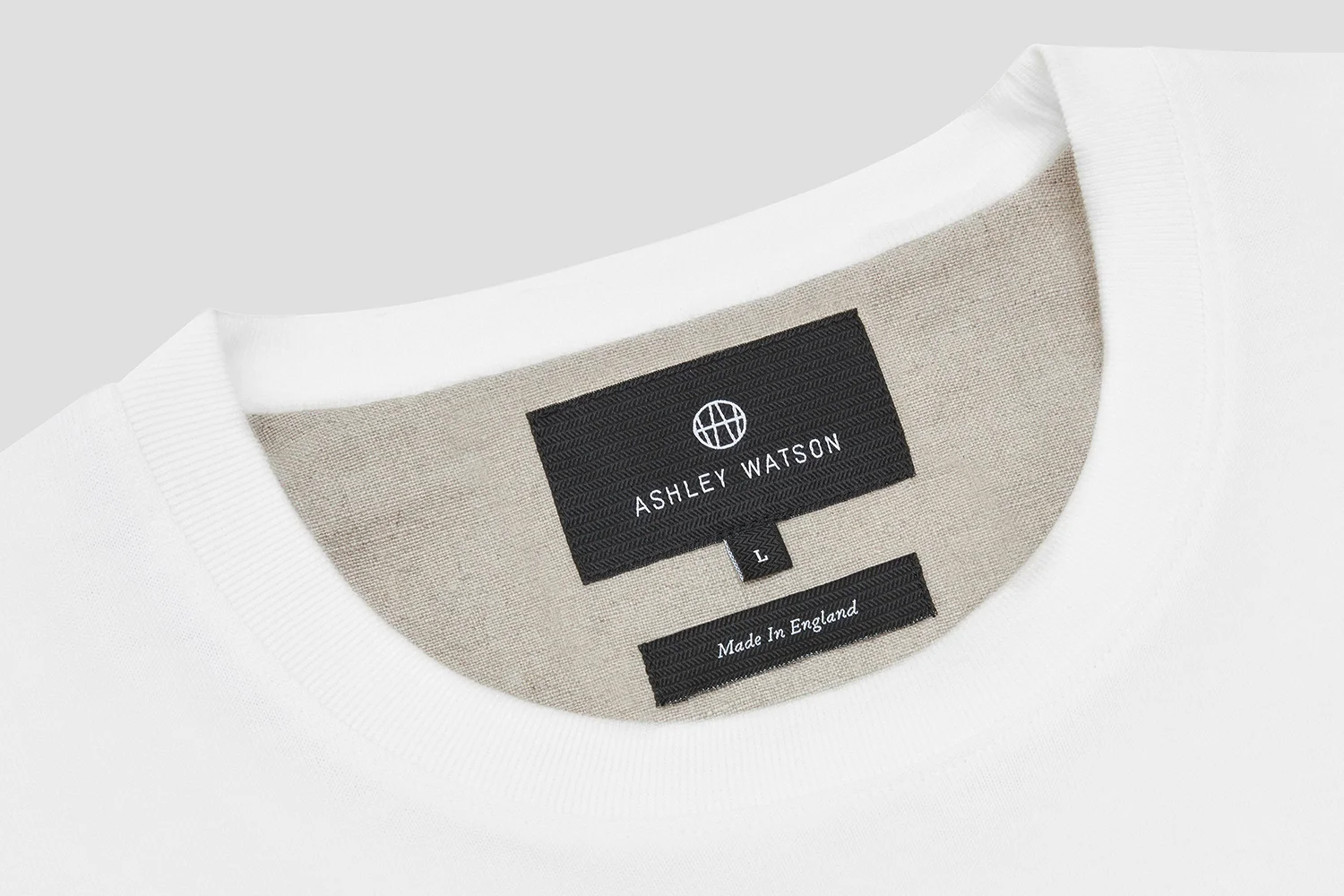 Ashley Watson - Klisham Longsleeve (Raw White/Olive) - Low Profile Crewneck