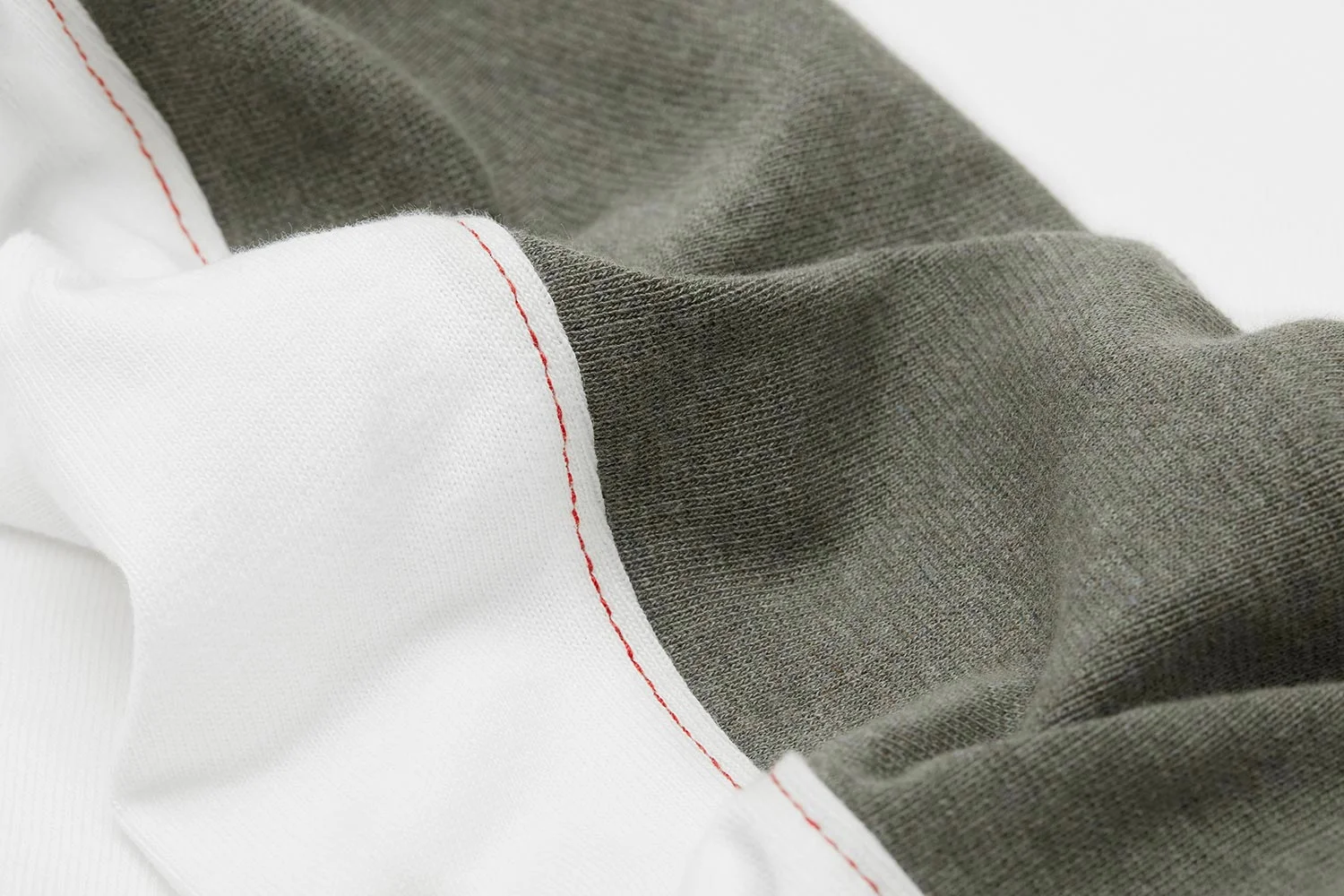 Red Stitch Detail. Runs length of inner arm.