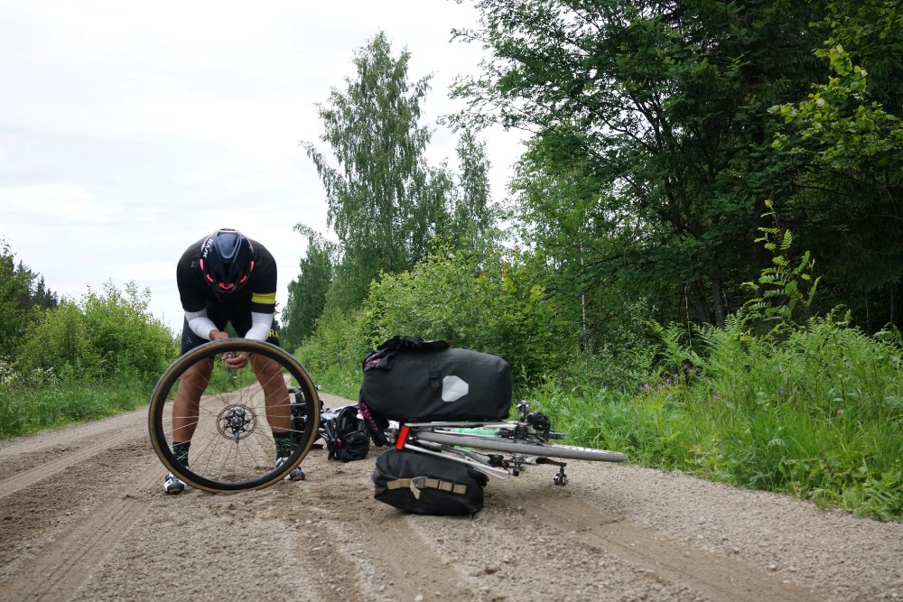 Fixing flats on a Swedish “highway”