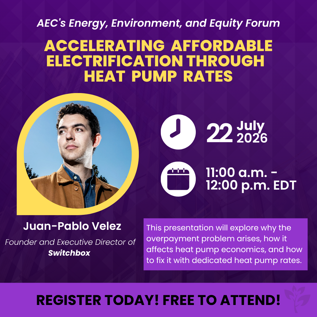 Accelerating Affordable Electrification through Heat Pump Rates