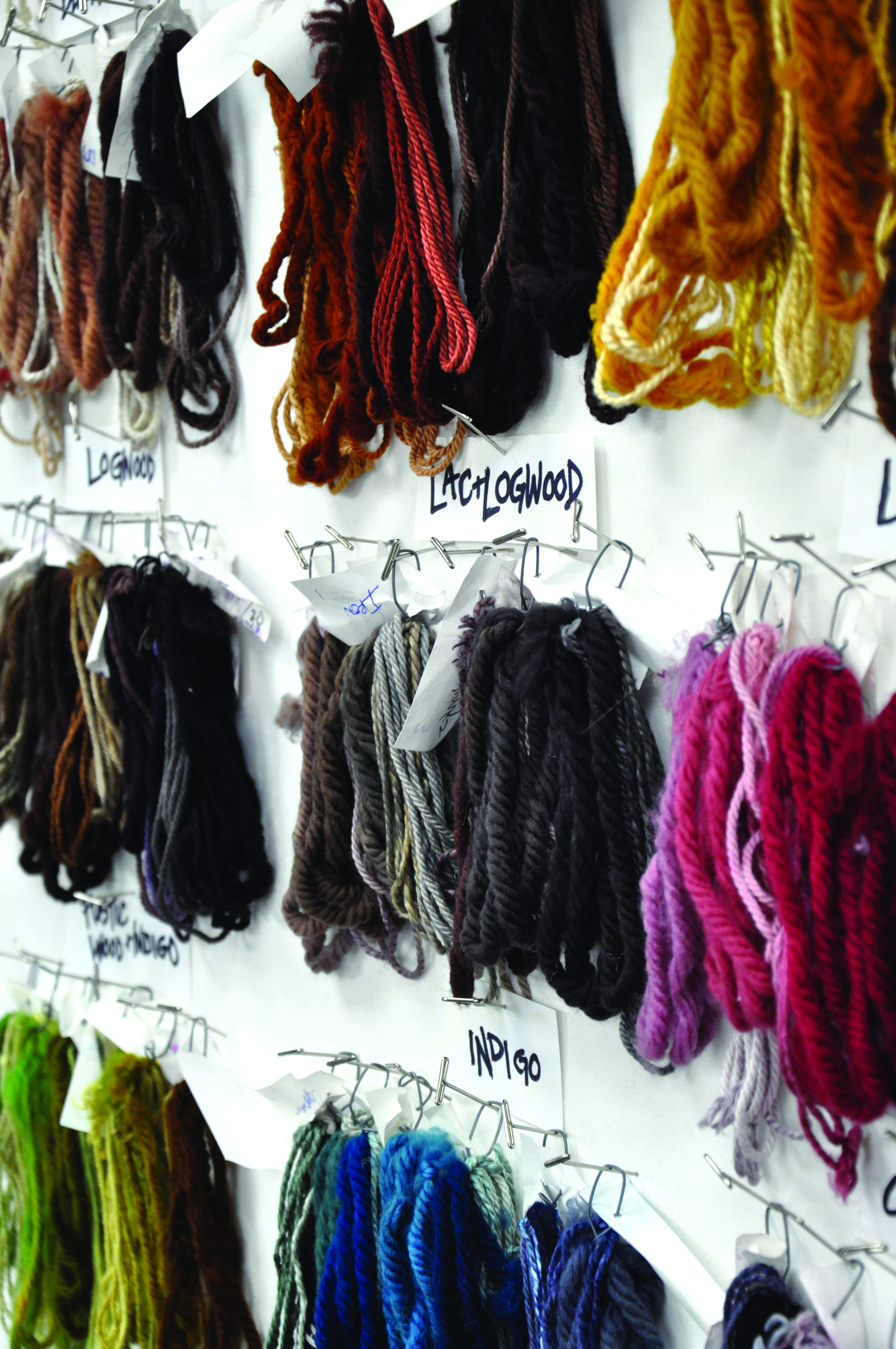 Naturally Dyed Fiber Detail