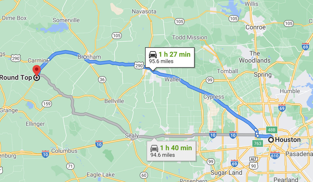 Round Top Texas Map How To Navigate The Round Top Texas Antique Show - The Corbel