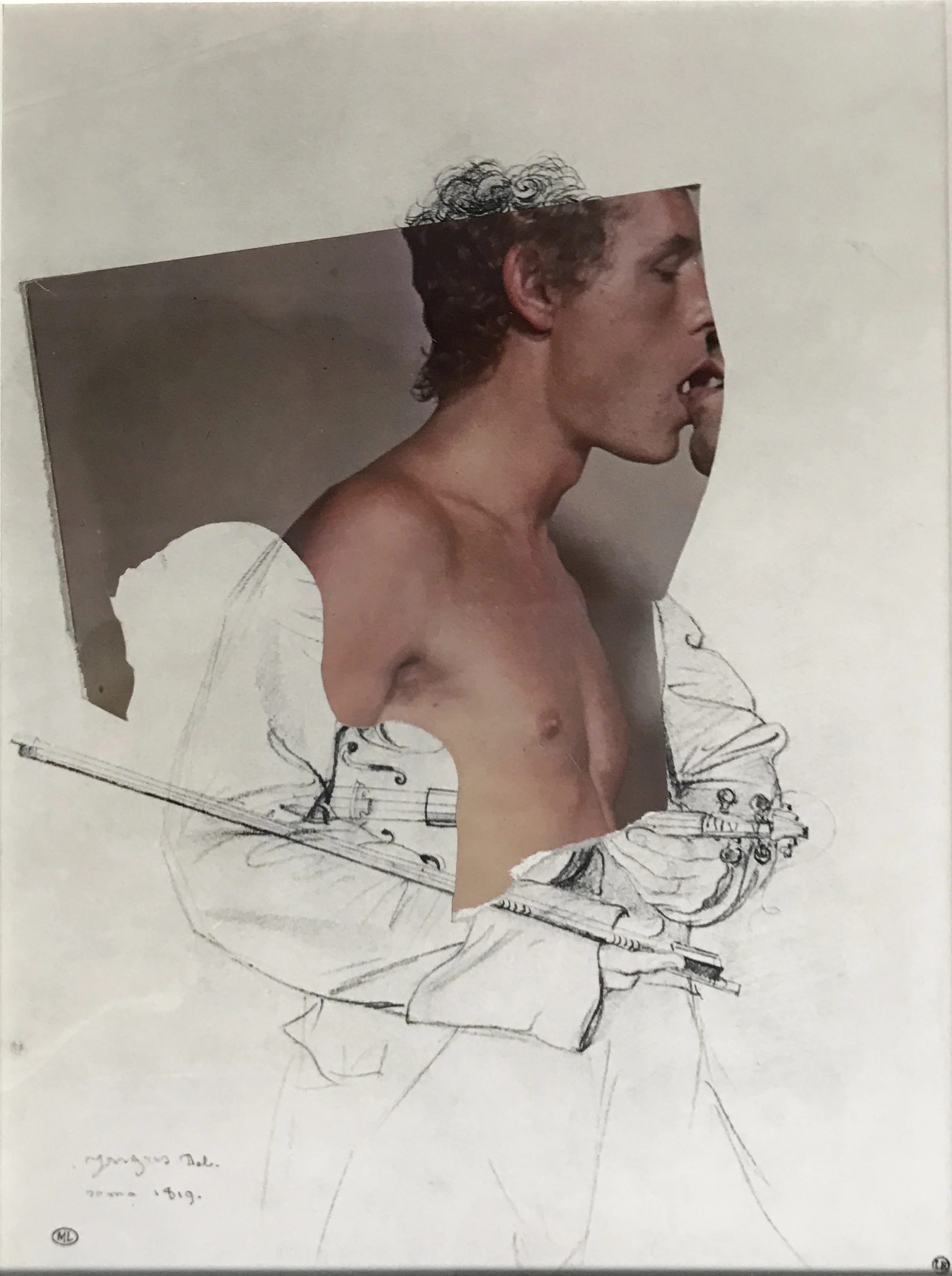 The Kiss, halftone montage, 2011