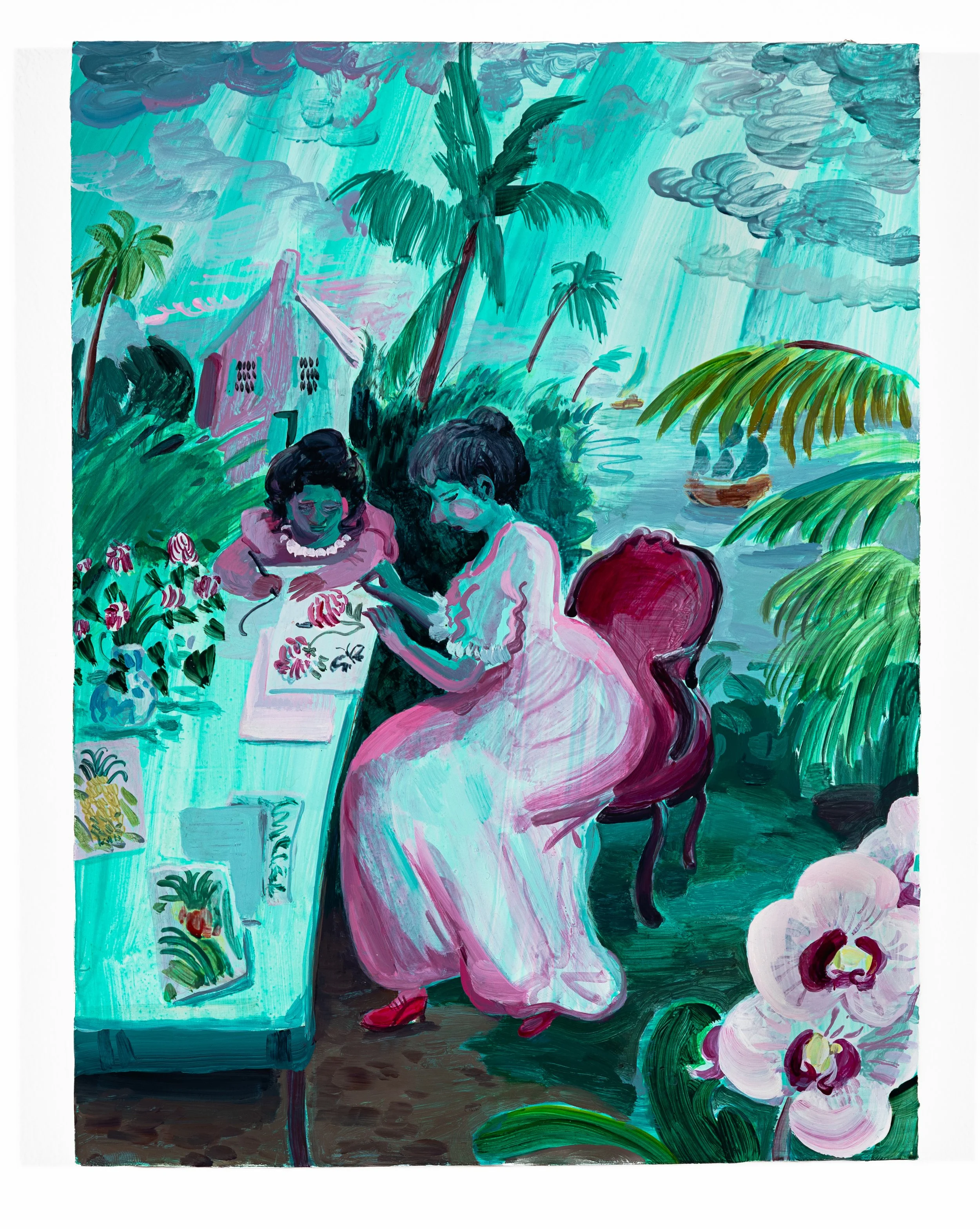Maria Sibylla Merian and Daughter: Drawing in Suriname
