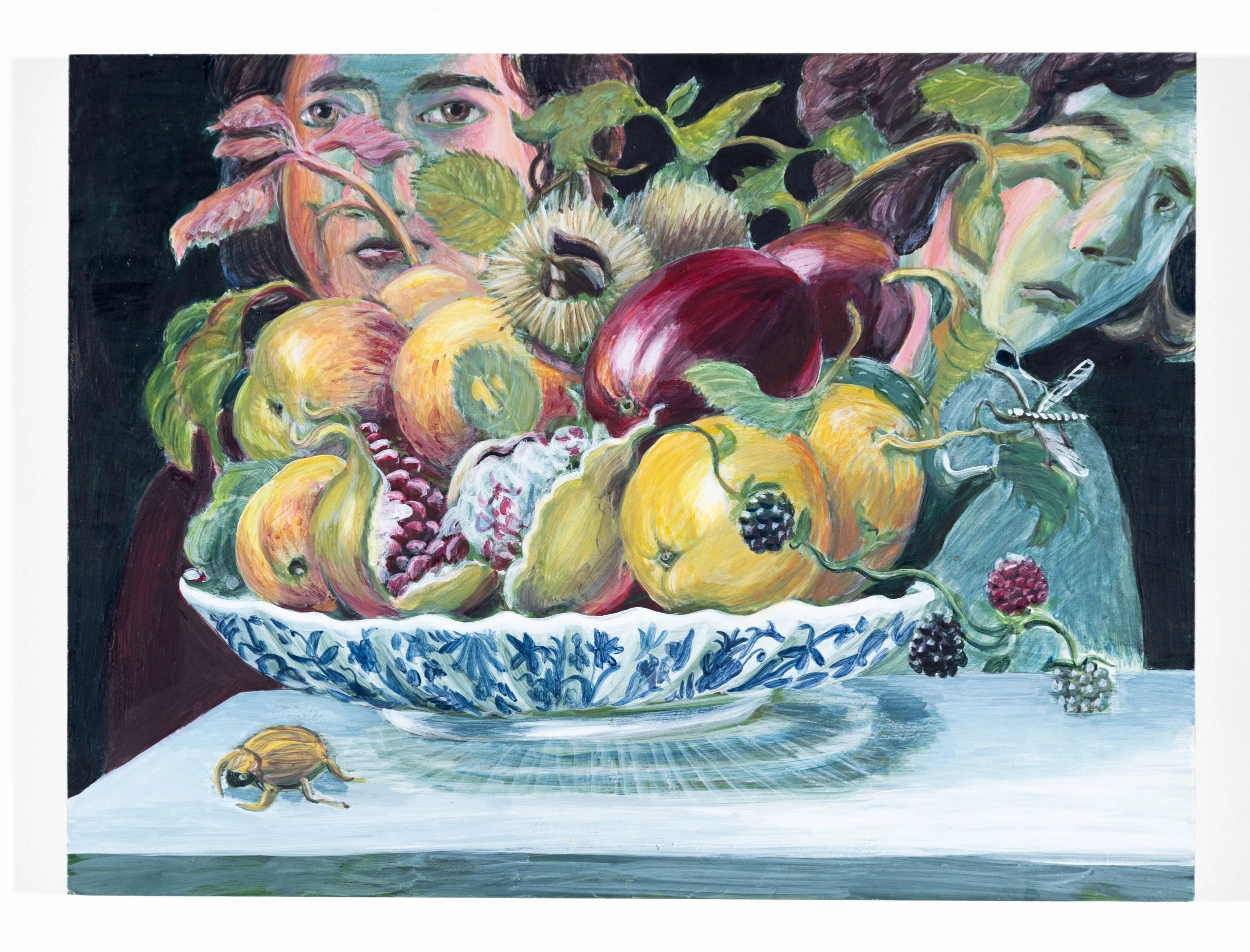 Behind the Fruit Bowl