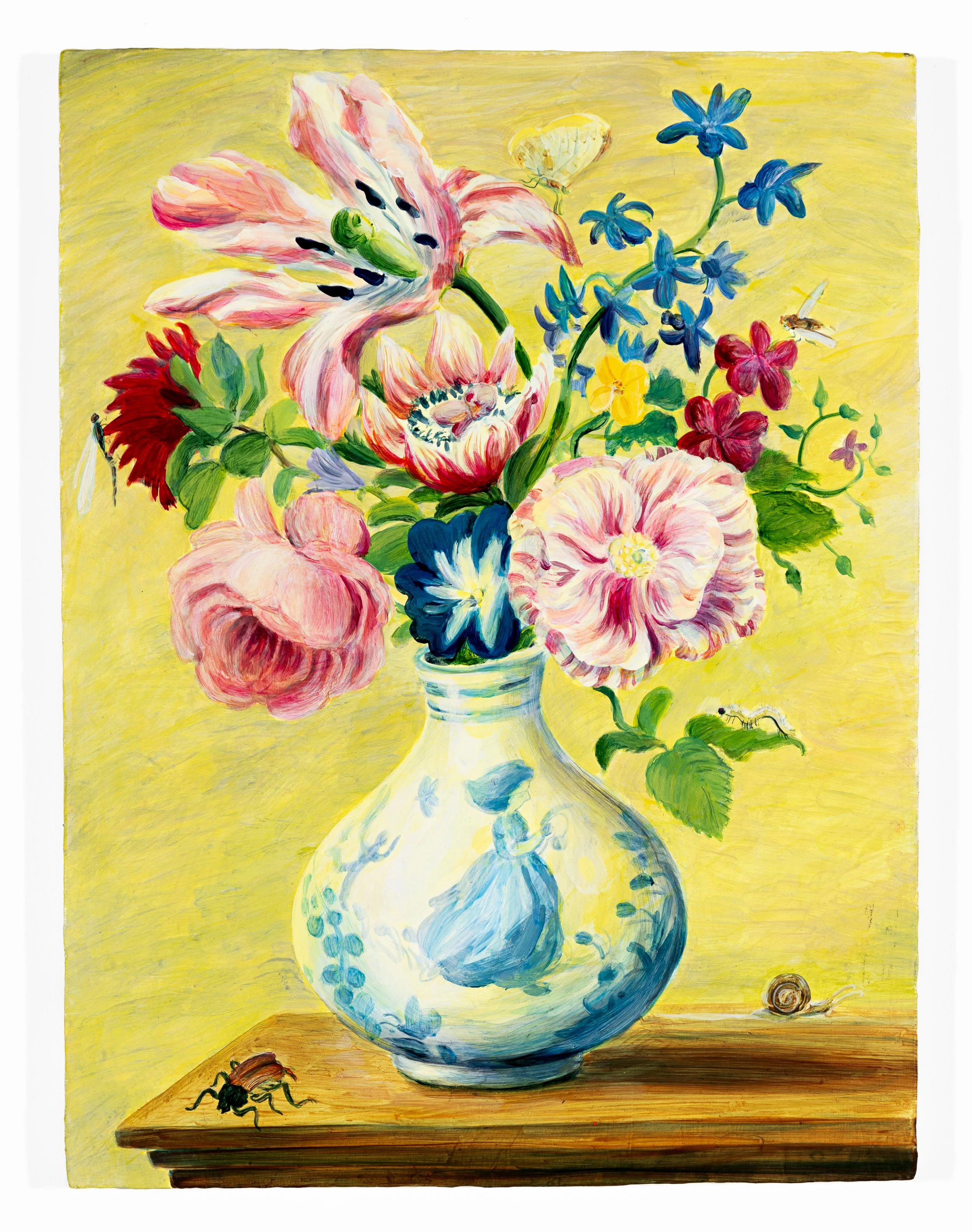 The Stolen Tulip Legend on a Vase