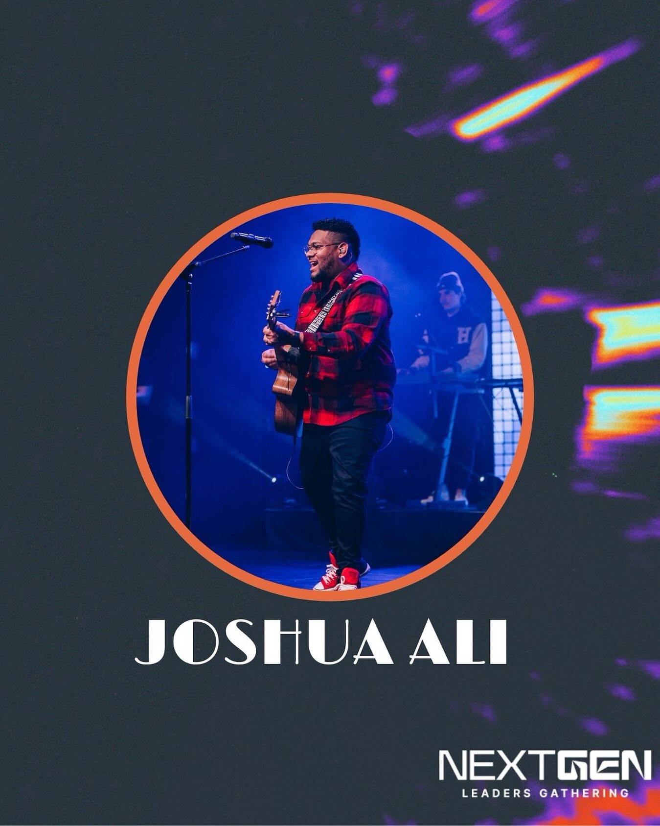 GUEST ANNOUNCEMENT 🗣️
Welcome Joshua Ali as our worship leader for Next Gen Gathering! 

Joshua Ali, born and raised in Trinidad &amp; Tobago, has spent the last 19 years leading worship around the world. Joshua spent most of his ministry in Trinida