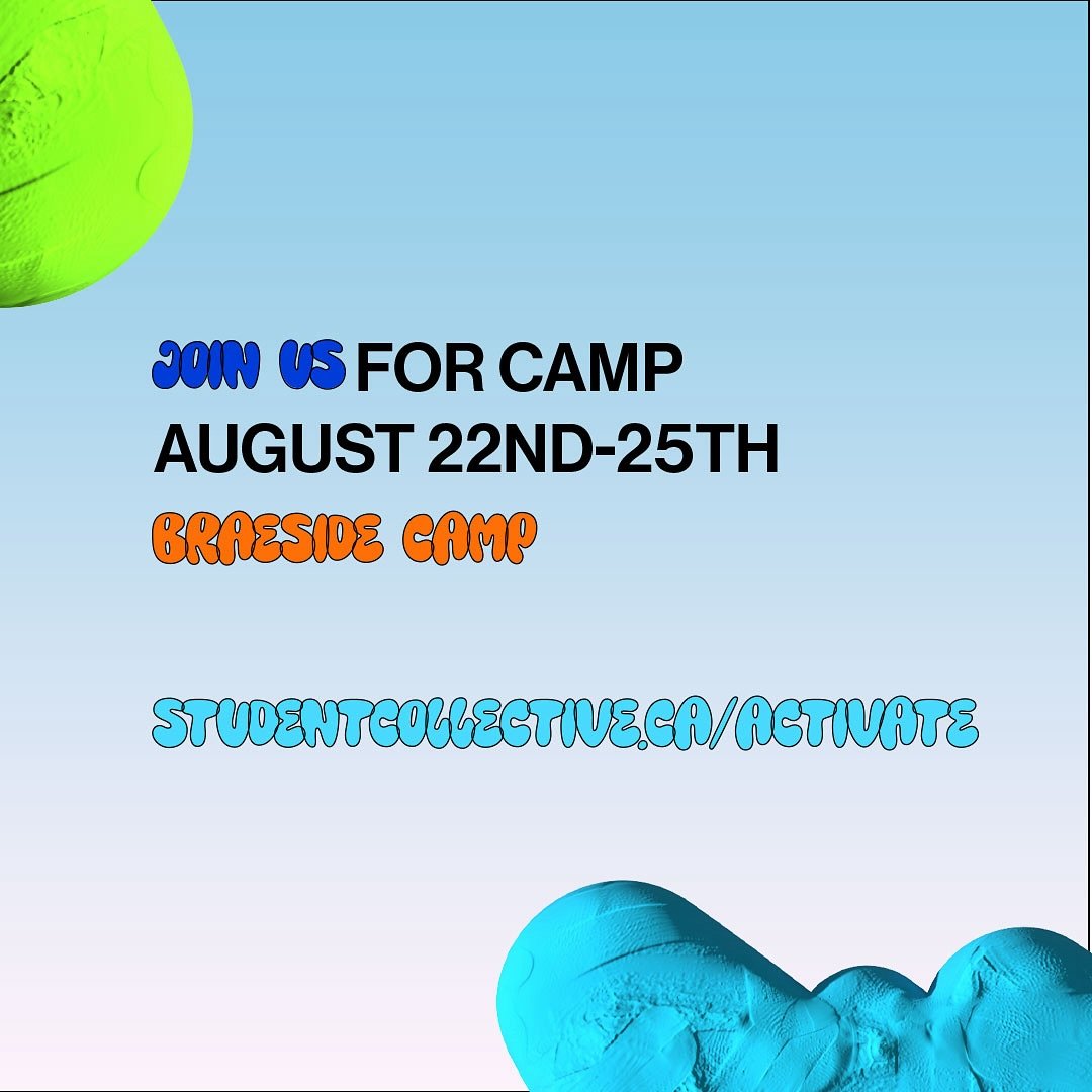ACTIVATE 2024⛺️

🗓️ AUGUST 22-25,2024 
** now Thursday - Sunday 
📍BRAESIDE CAMP 
💻Registration opens in June!!