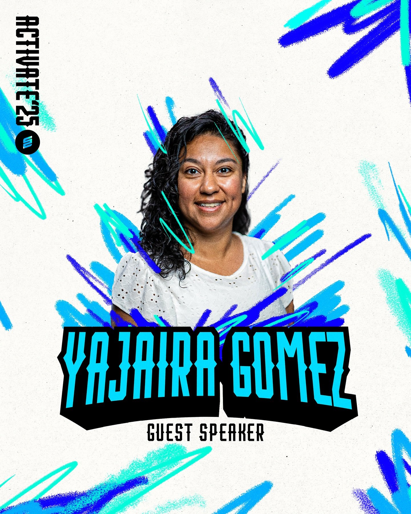 🚨 SPEAKER ANNOUNCEMENT 🚨
We’re thrilled to welcome Yajaira Gomez to Activate! She’ll be bringing a powerful word to our students on Friday morning!
➡️ to learn more about it her!