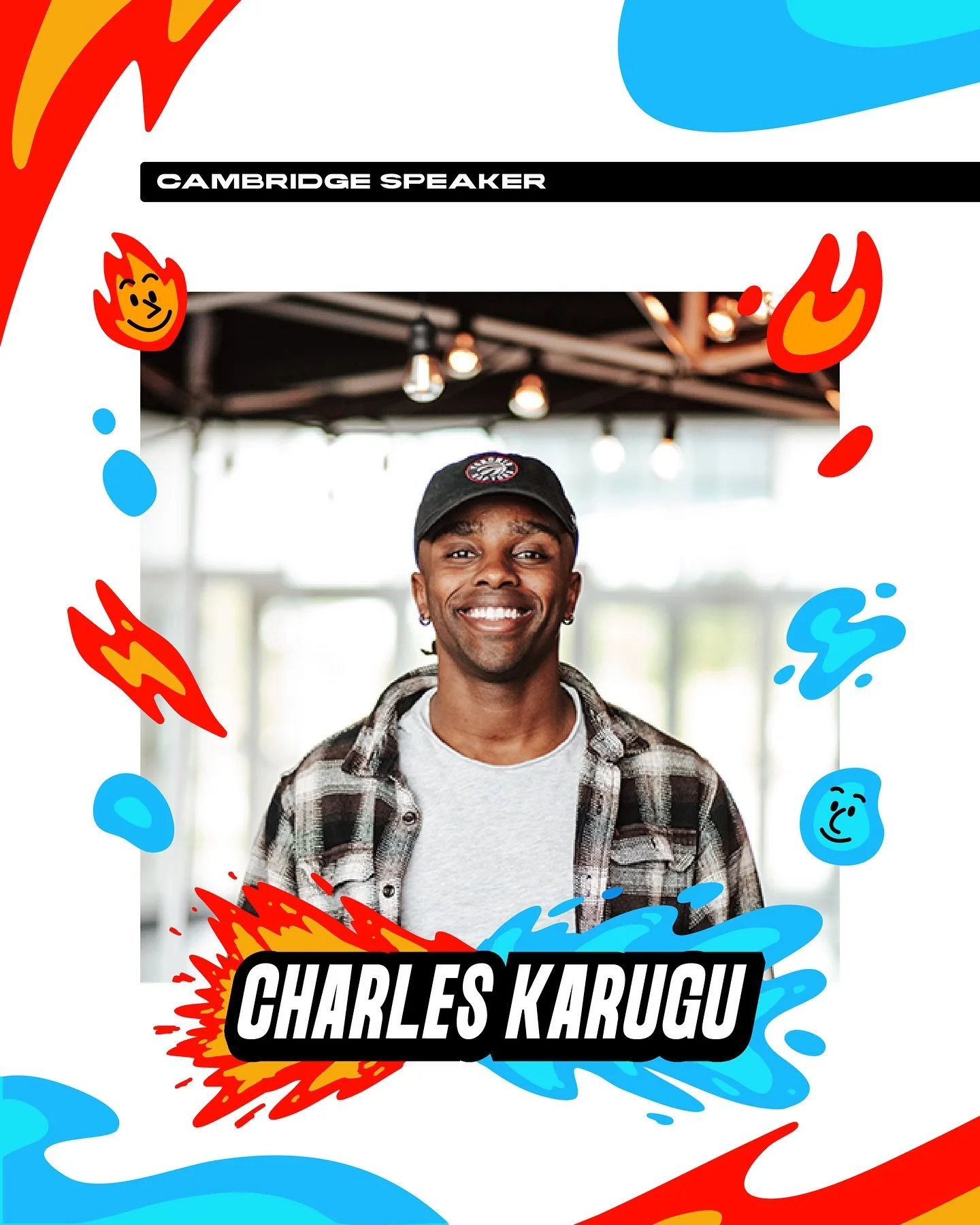 CAMBRIDGE GUEST SPEAKER 🗣️
Welcome, Charles to Momentum 2025! SWIPE ➡️ to learn more about him!