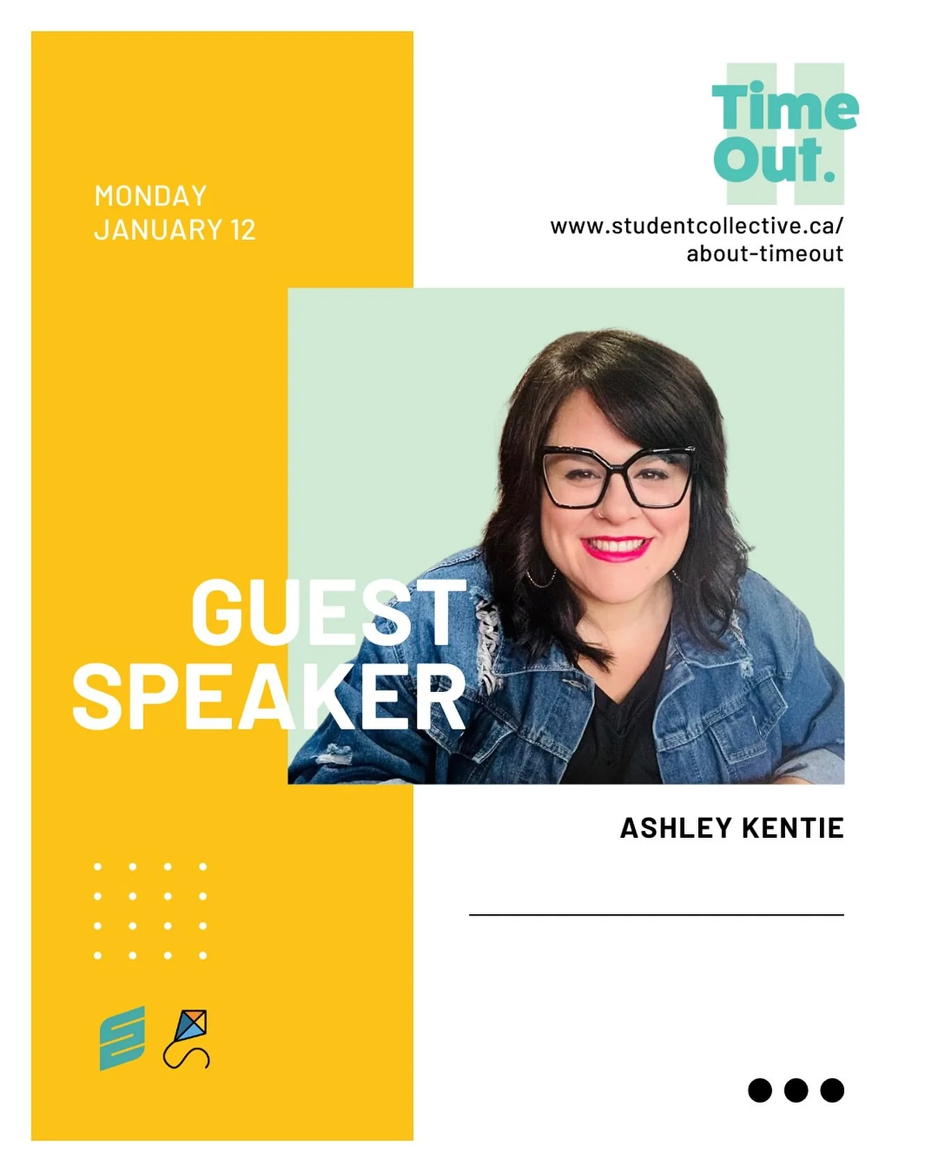 TIME OUT 26

We&rsquo;re excited to welcome 
ASHLEY KENTIE 📣

Ashley&nbsp;is the Next Gen Pastor at Evangel Church in Gander. She also serves as the Youth Ministry Director in the Pentecostal Assemblies of Newfoundland and Labrador. She has served i