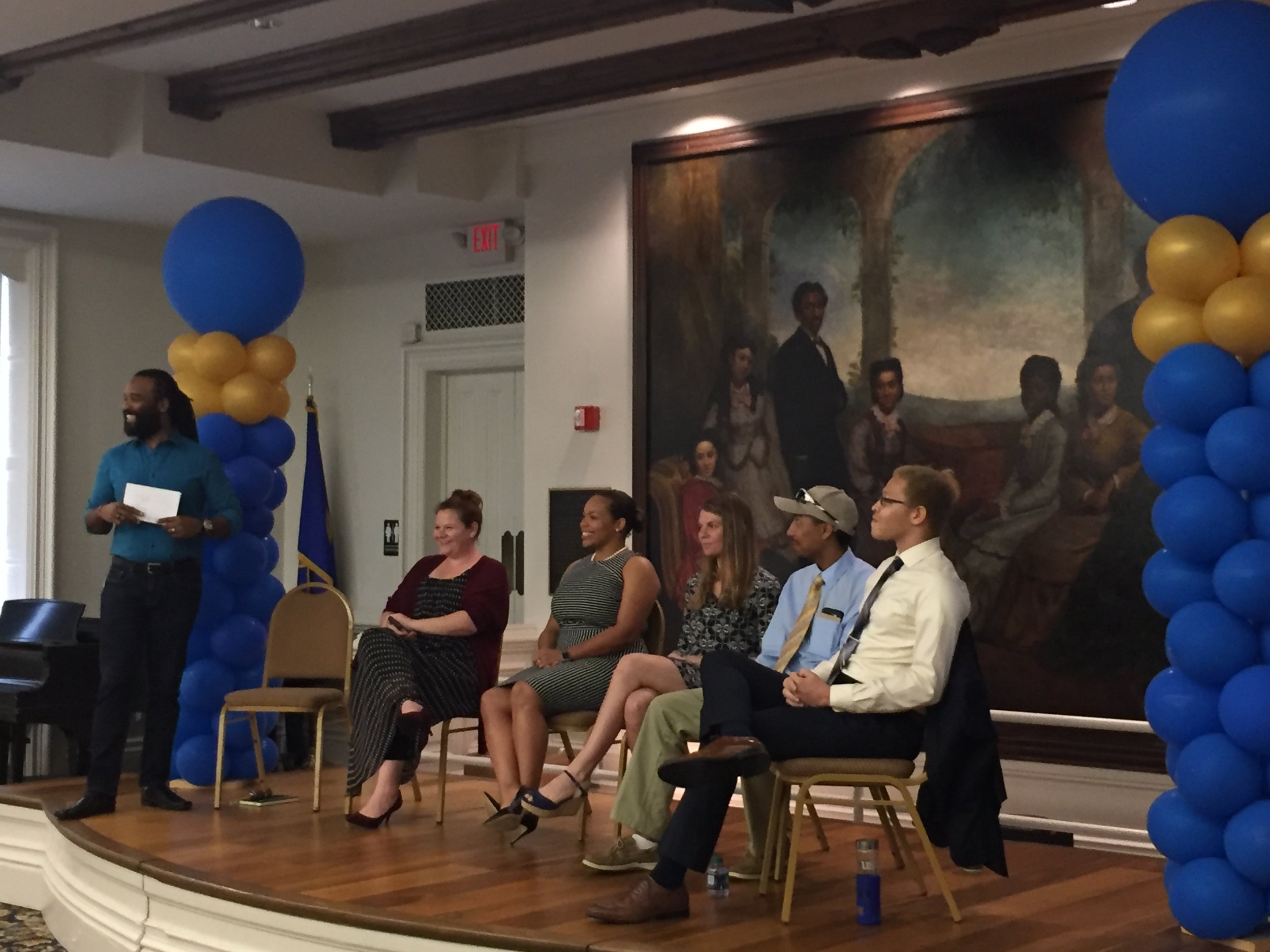  The alumni career panel had representatives from industry, the non-tenure track, government, and education. They fielded many questions about pursueing "non-traditional" pathways and maintaining a healthy work-life balance. 