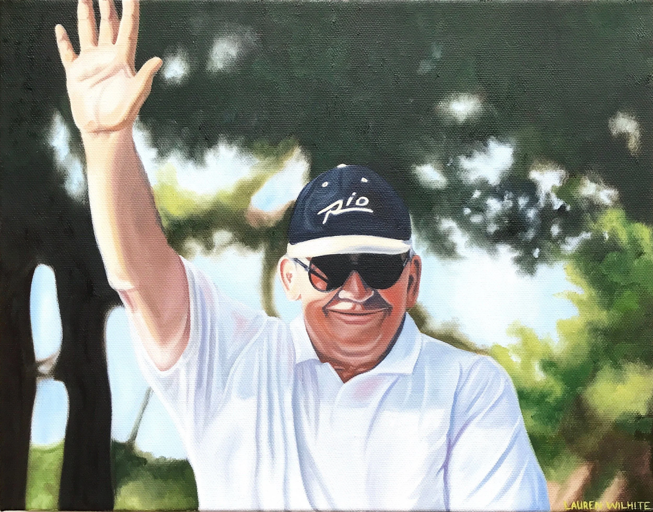 Pete's Dad, 14"x11", Oil Paint on Canvas, 2017