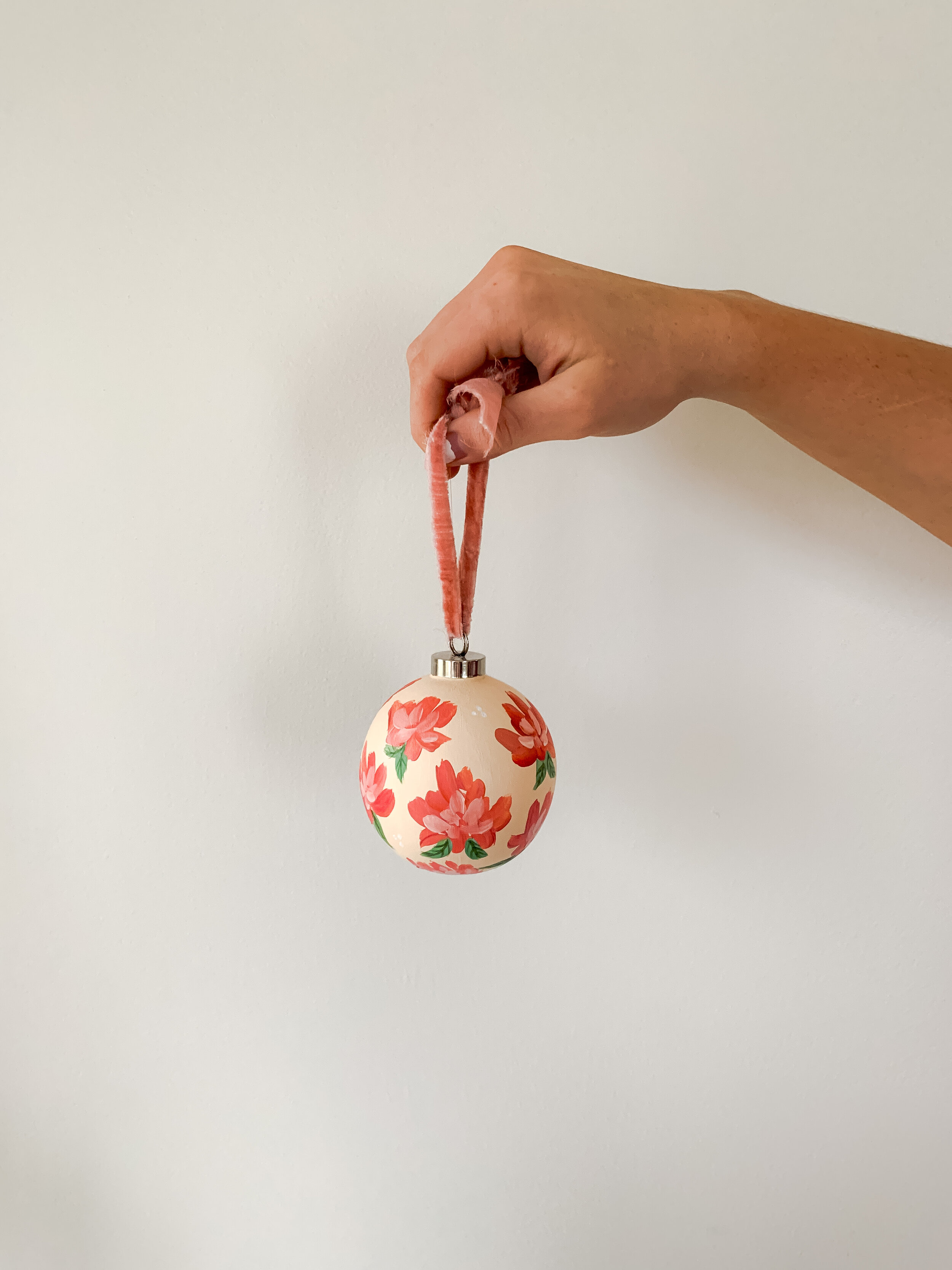 Pink Floral Ornament