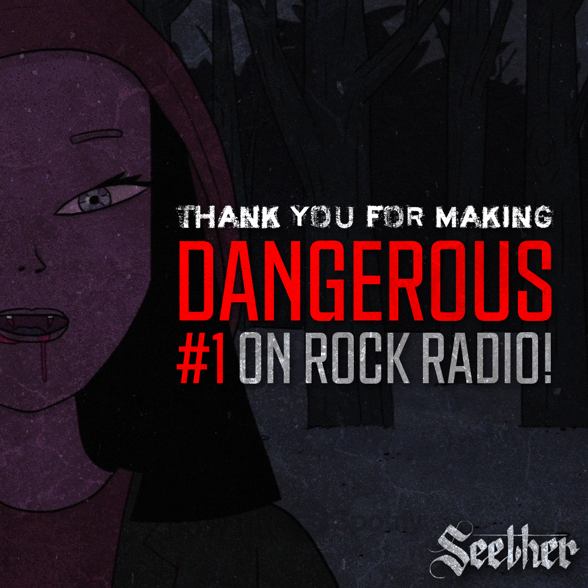 SEETHER REACHES #1 AT ROCK RADIO WITH LEAD SINGLE “DANGEROUS”