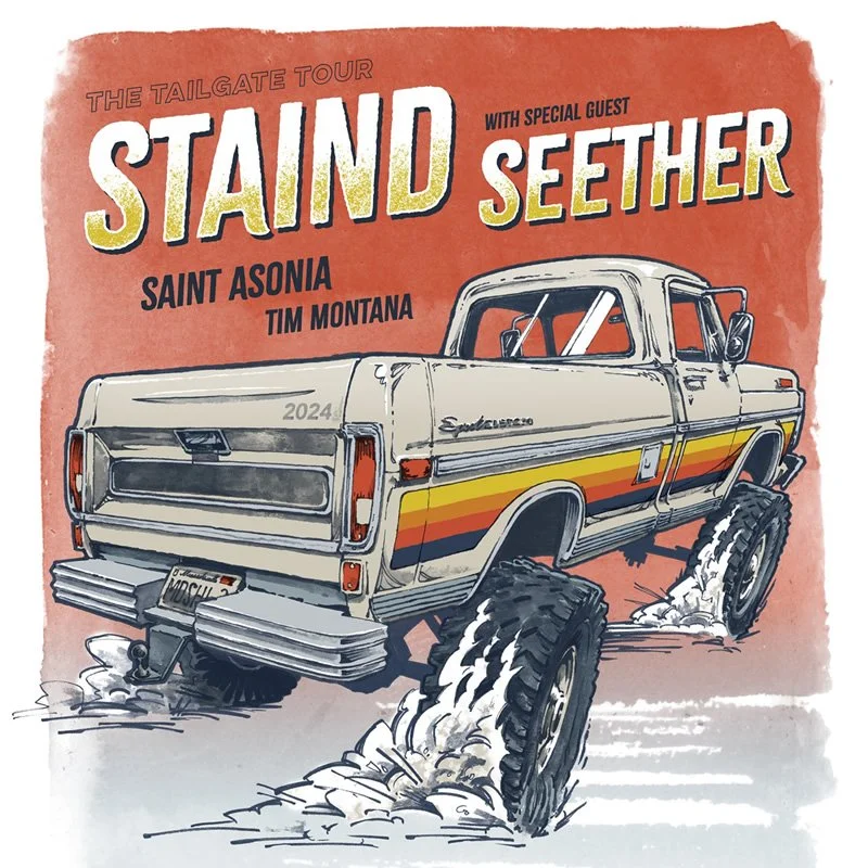 SPRING 2024 TOUR DATES ANNOUNCED WITH STAIND, SAINT ASONIA, AND TIM MONTANA