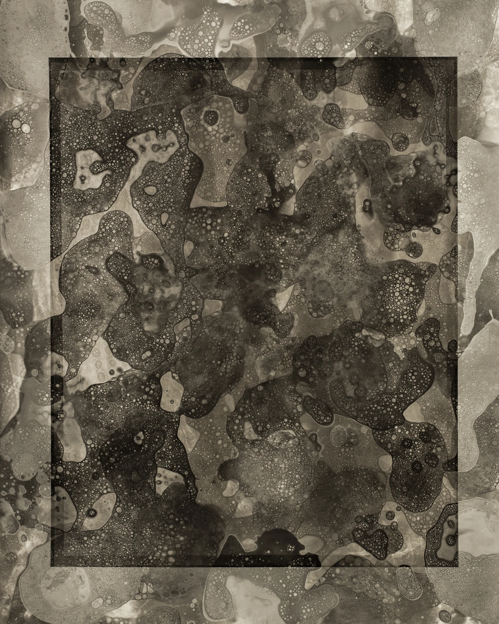 Ocean Abstraction 7.17.2017, Unique Silver Gelatin Print, 20 x 16 inches