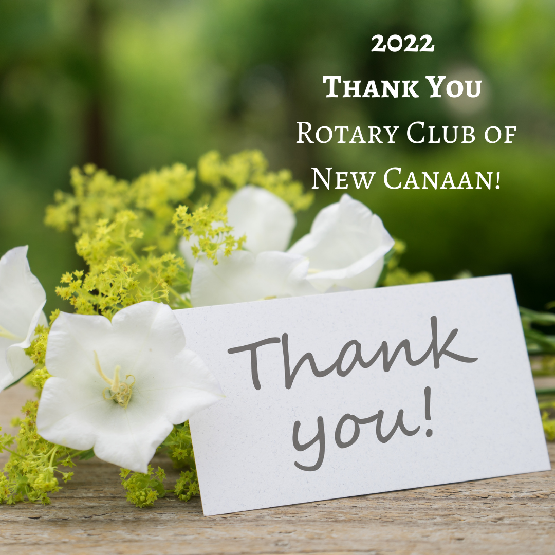 Thank you - Rotary Club of New Canaan